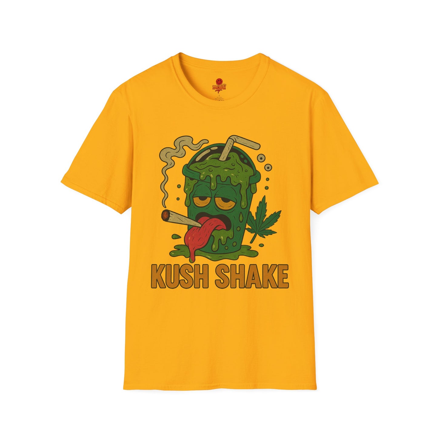 Kush Shake T-Shirt – Funny Weed Milkshake Shirt (Tax Included)