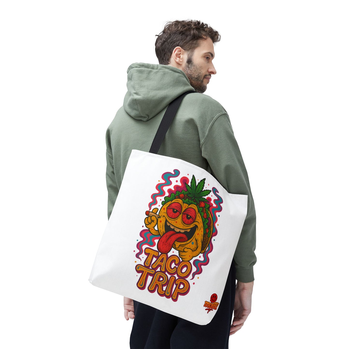 Taco Trip Tote Bag – Funny Stoner Taco Design (Tax Included)
