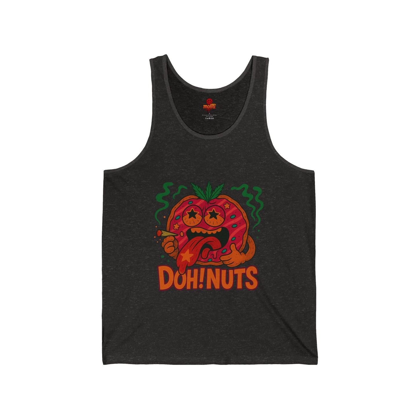 Doh! Nuts Tank Top, Funny Weed Donut (Tax Included)