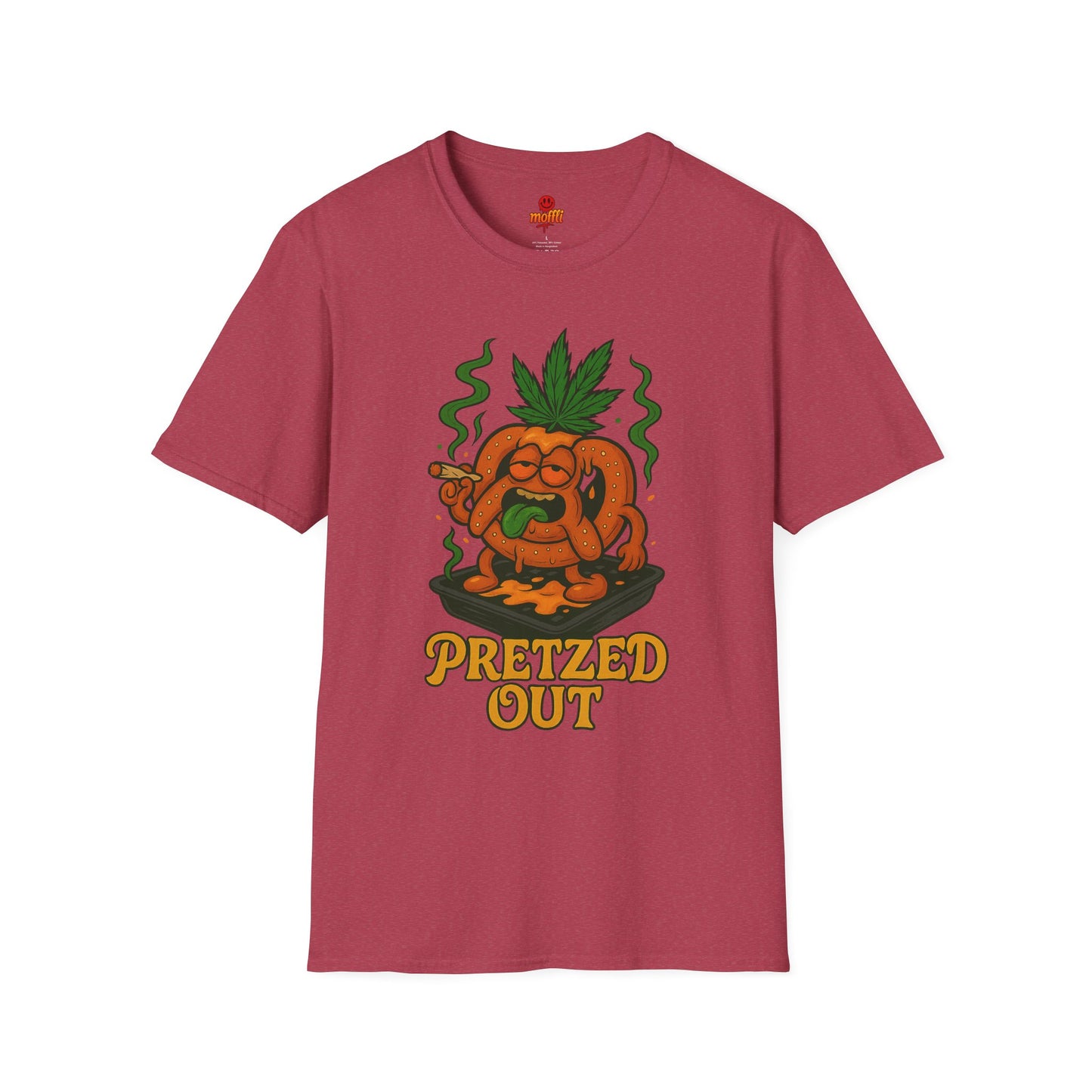 Pretzed Out T-Shirt – Funny Stoner Pretzel Shirt (Tax Included)