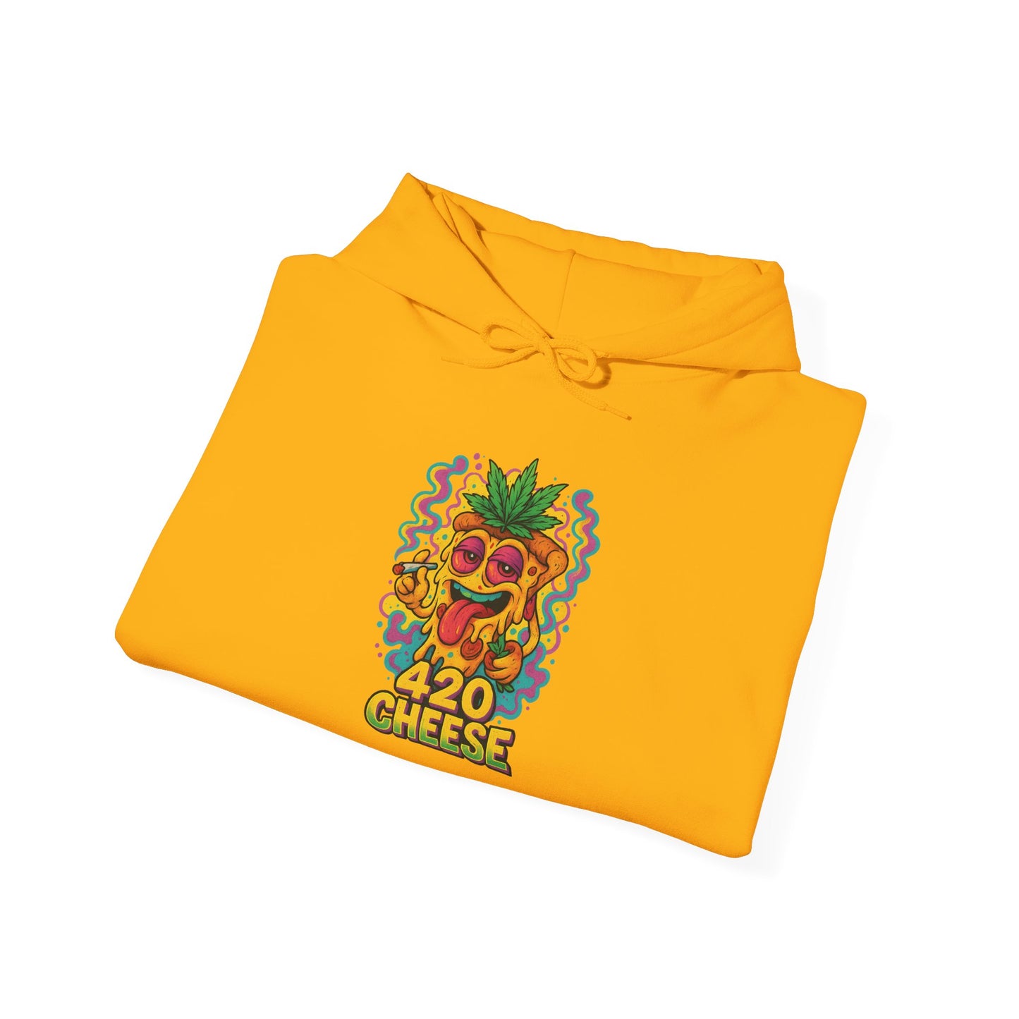420 Cheese Hoodie – Funny Weed Pizza (Tax Included)