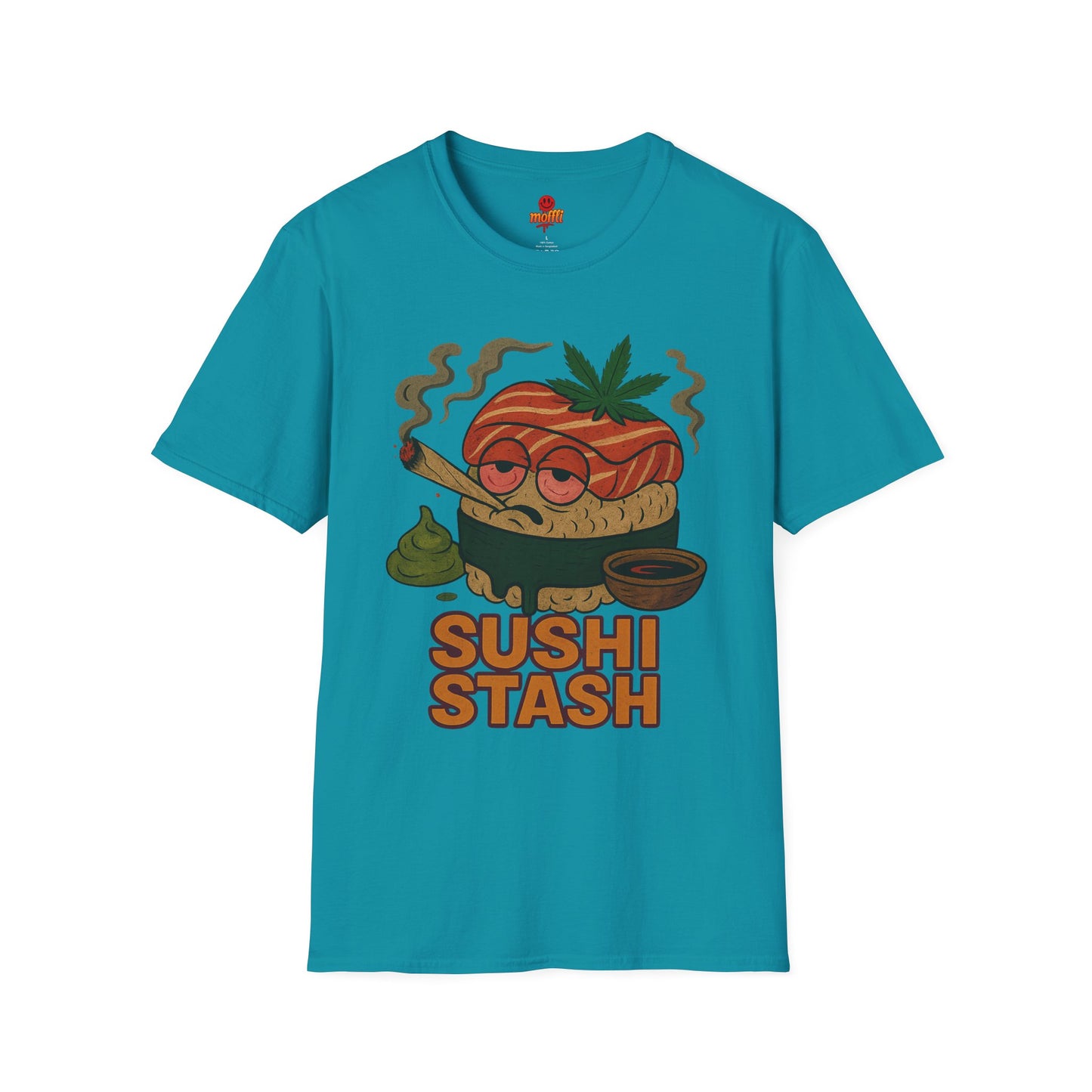 Sushi Stash T-Shirt – Funny Weed Sushi (Tax Included)