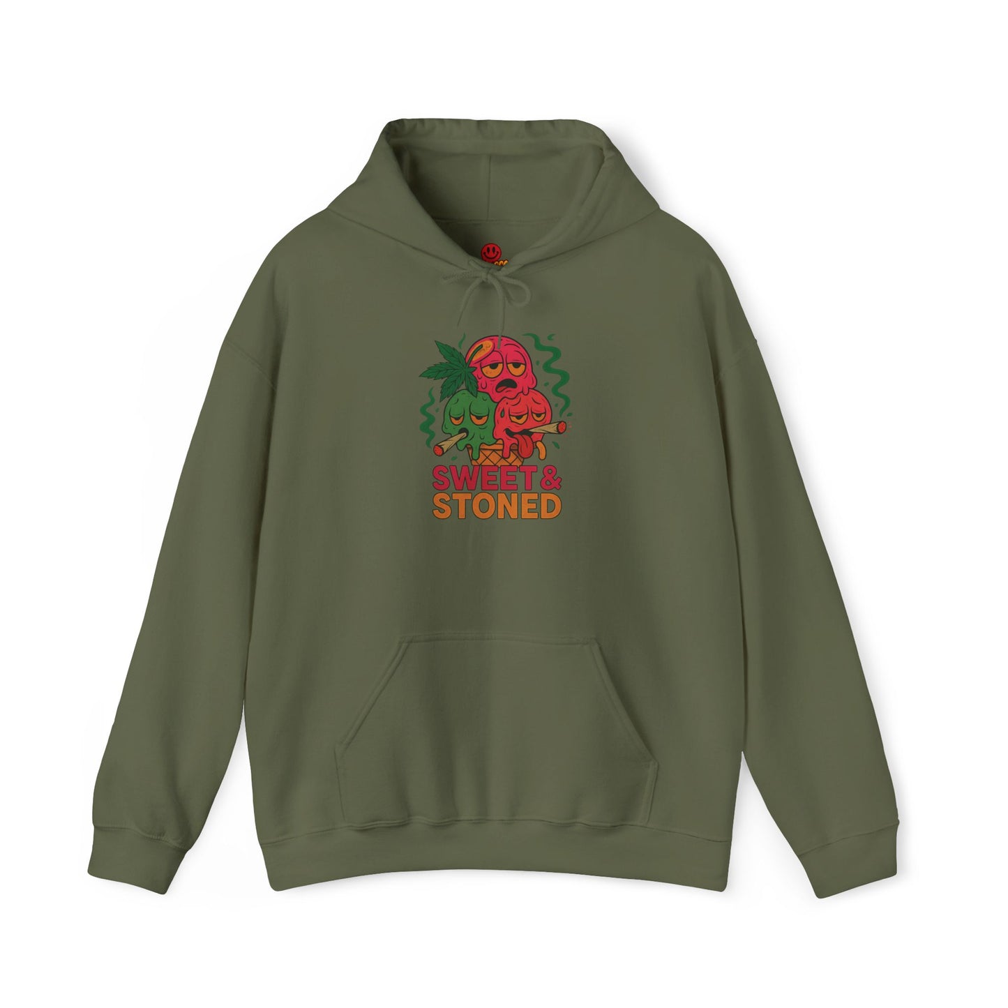 Sweet & Stoned Hoodie – Funny Weed Ice Cream (Tax Included)