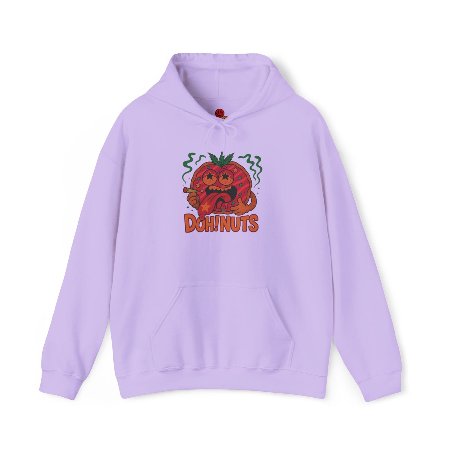 Doh! Nuts Star-Eyes Hoodie – Funny Weed Donut (Tax Included)