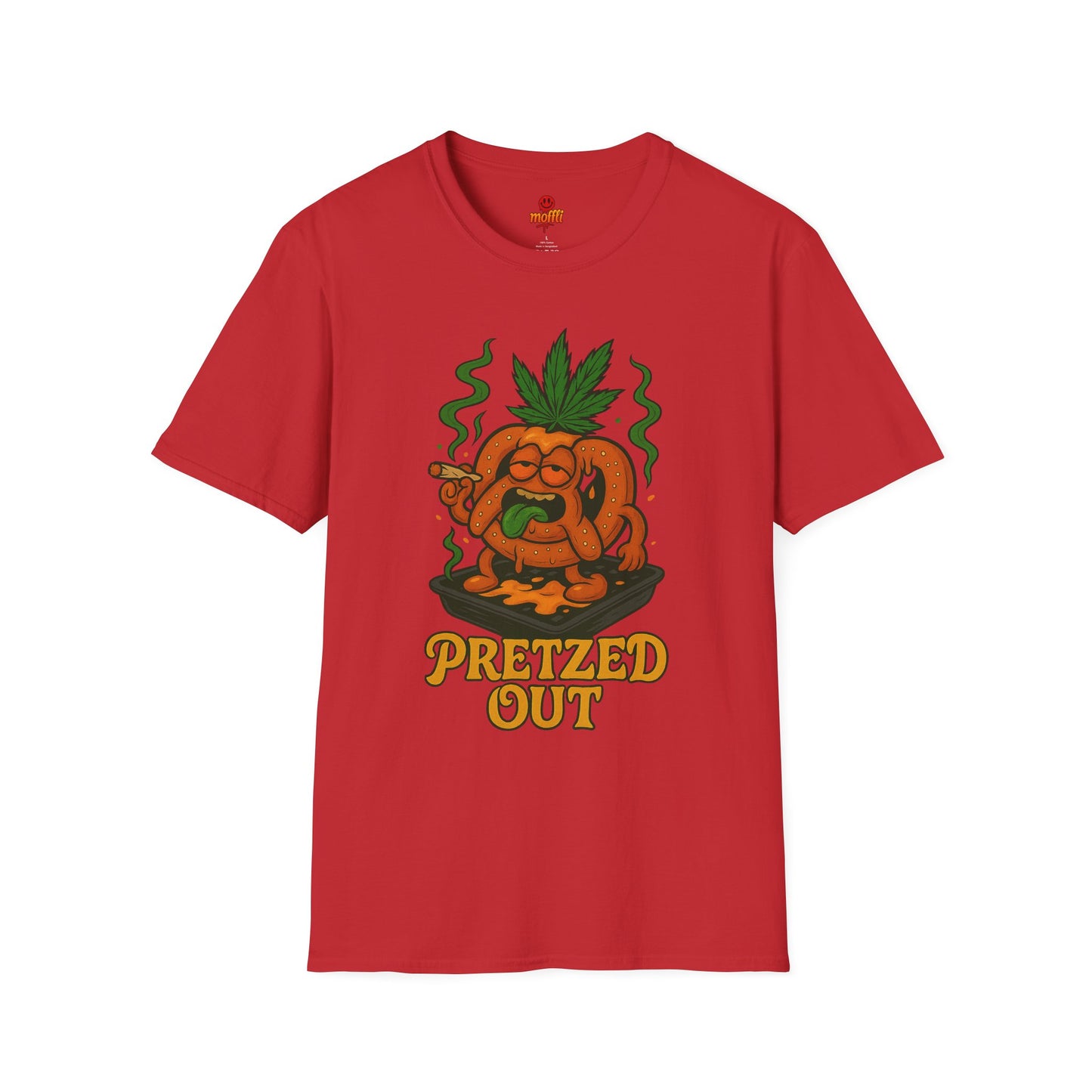 Pretzed Out T-Shirt – Funny Stoner Pretzel Shirt (Tax Included)