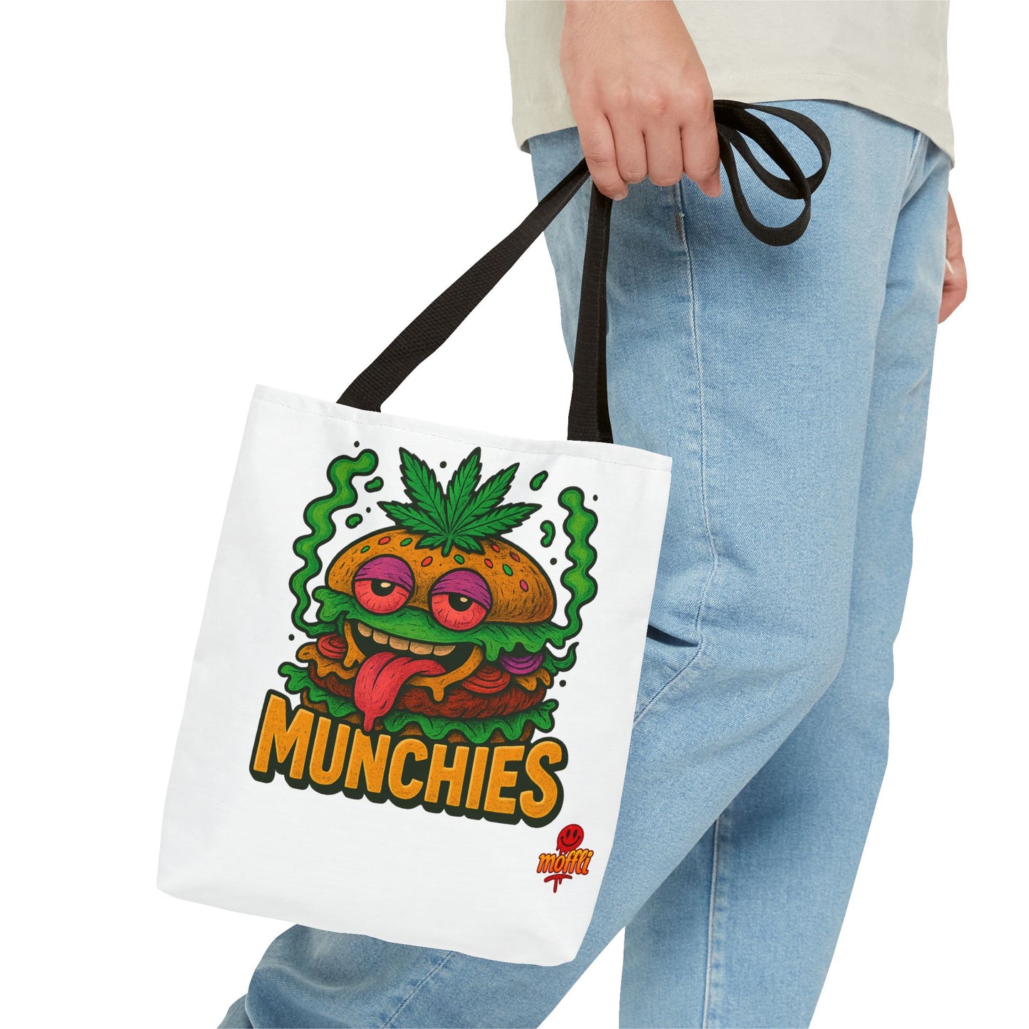 Munchies Burger Tote Bag – Funny Weed Food (Tax Included)