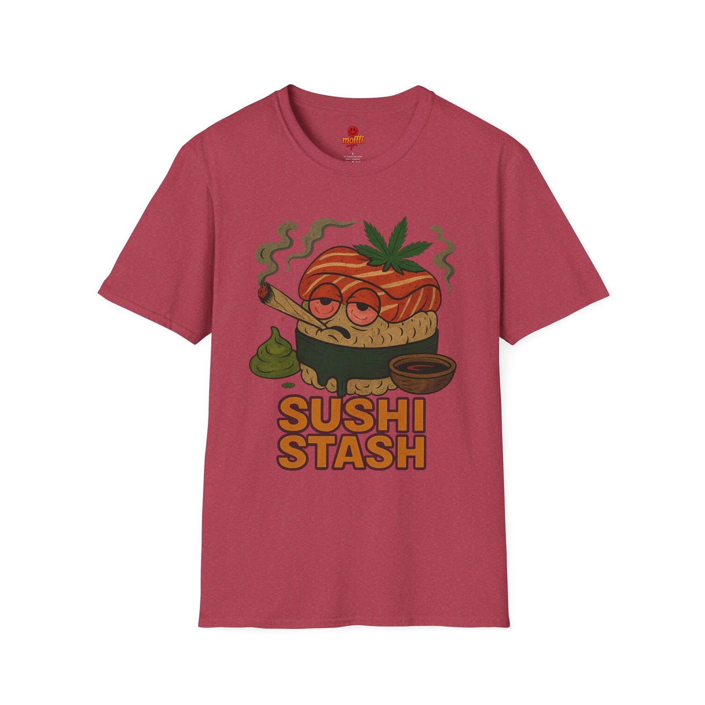 Sushi Stash T-Shirt – Funny Weed Sushi (Tax Included)