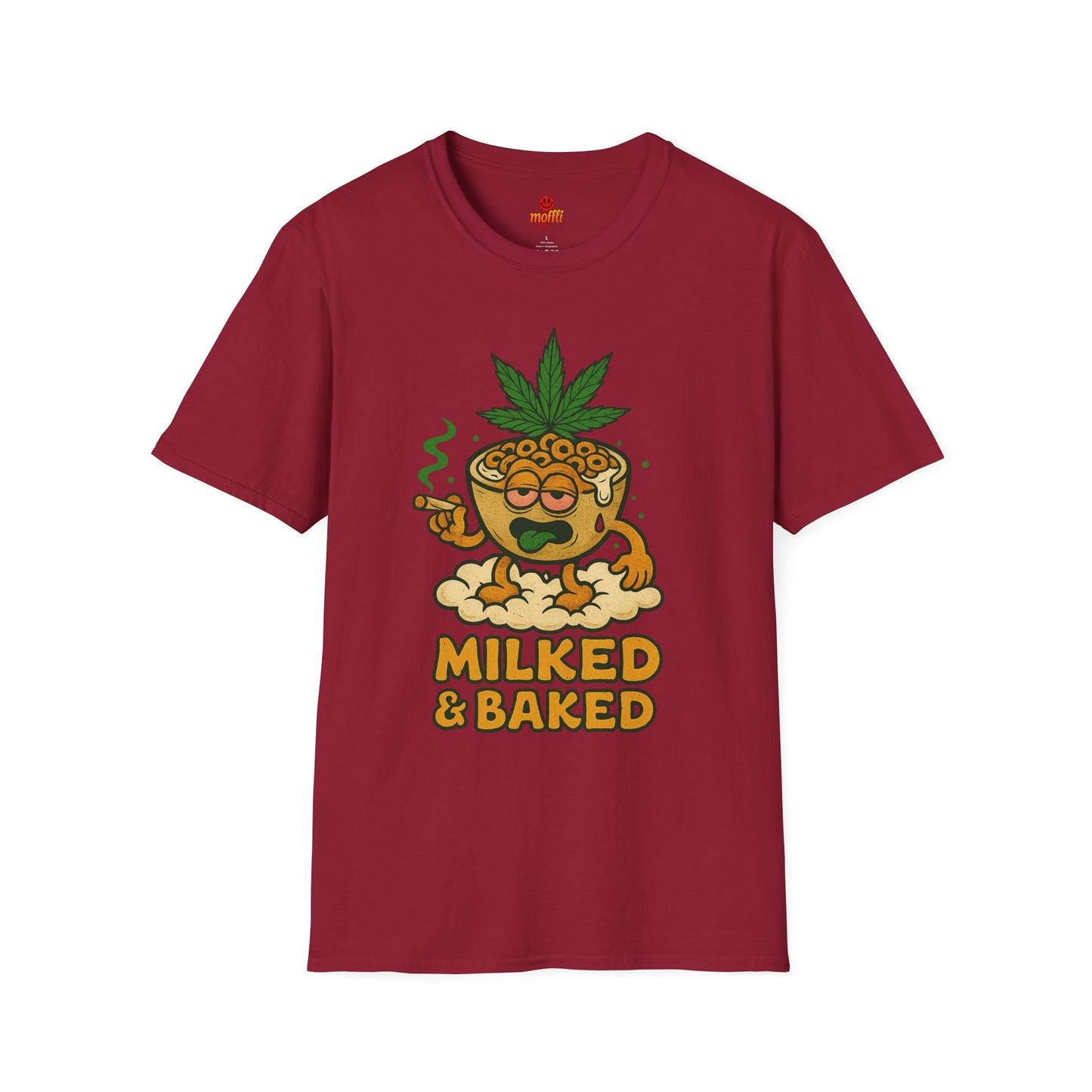 Milked & Baked Funny Cereal Weed Shirt (Tax Included)