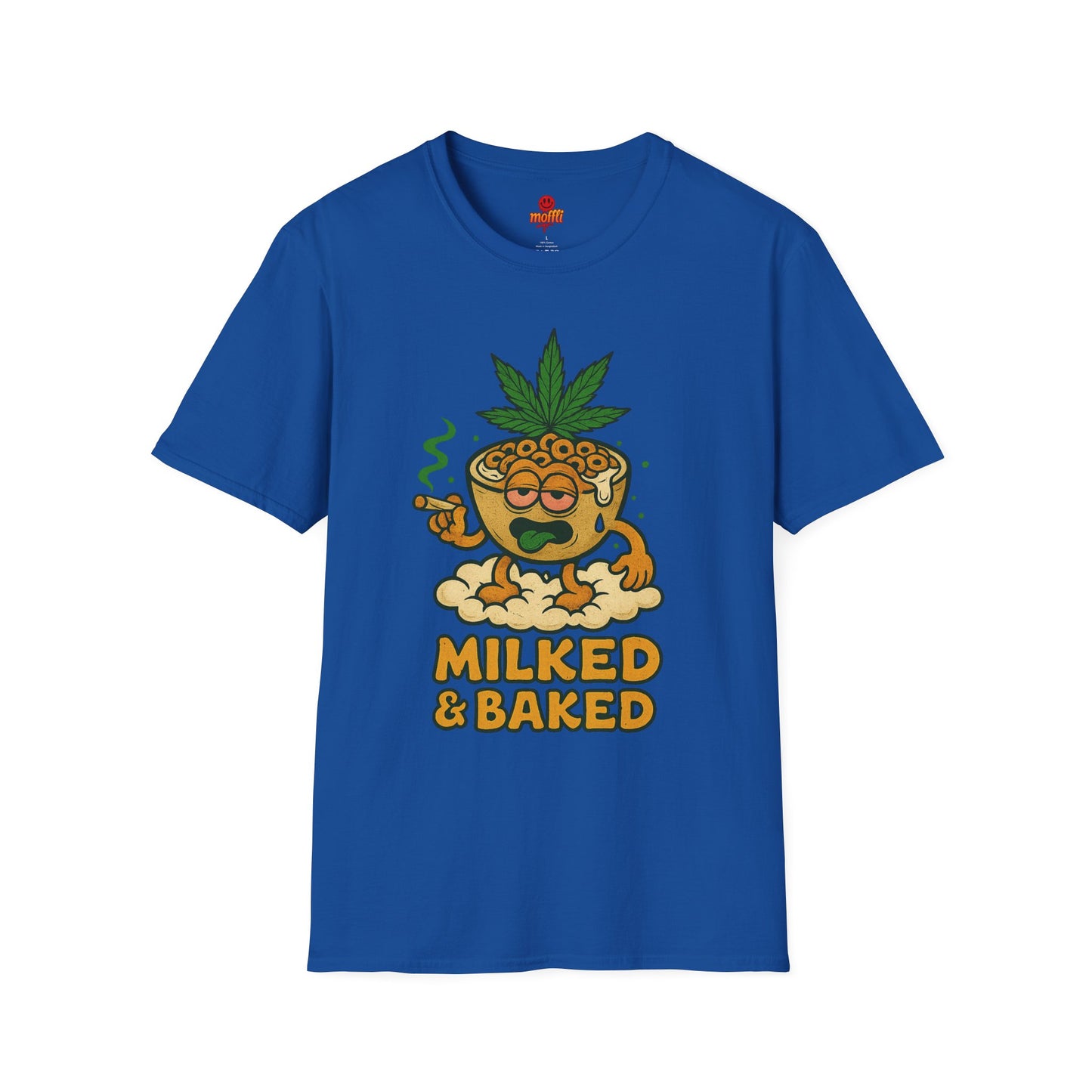 Milked & Baked Funny Cereal Weed Shirt (Tax Included)