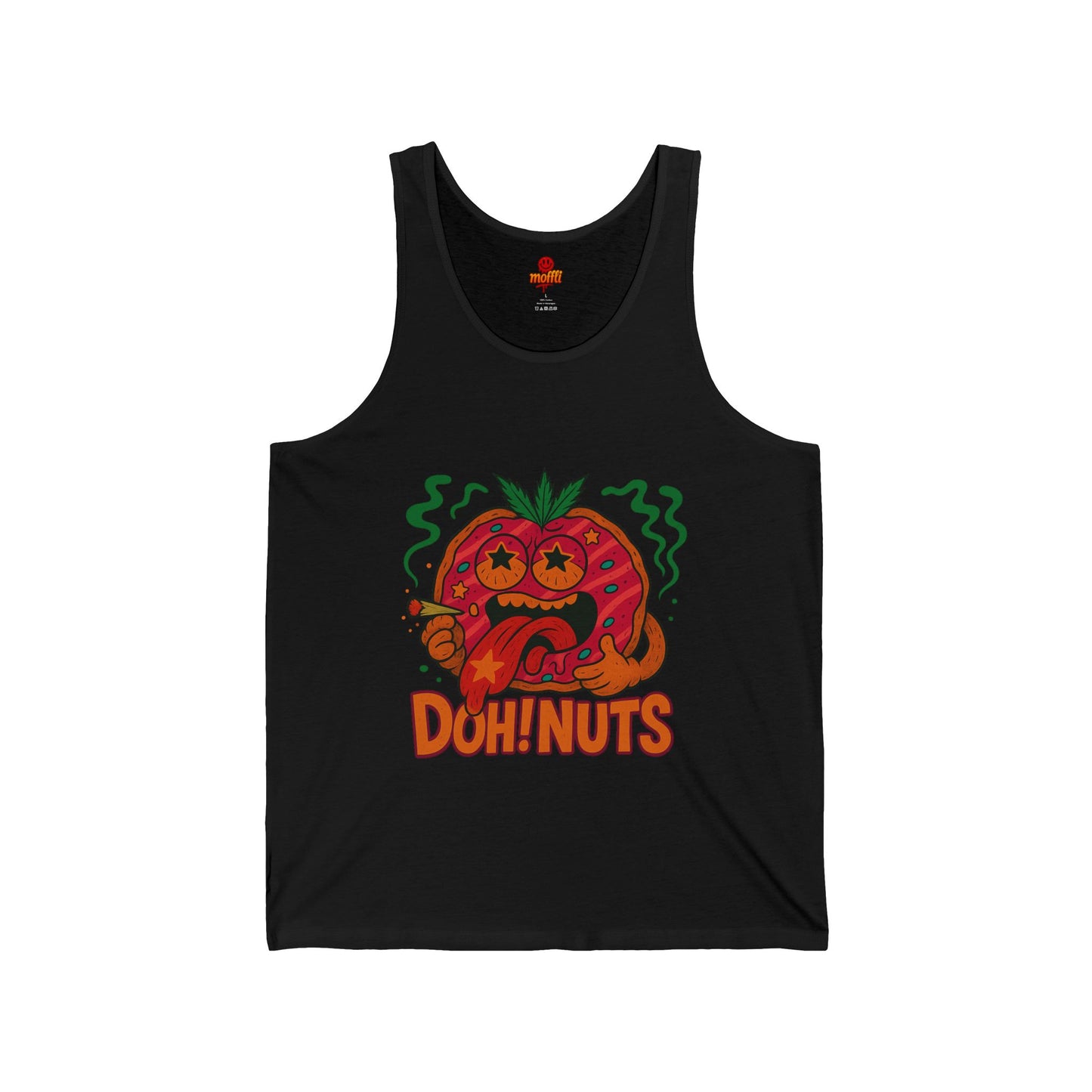 Doh! Nuts Tank Top, Funny Weed Donut (Tax Included)