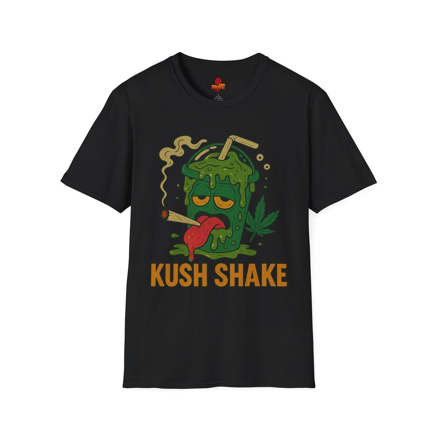Kush Shake T-Shirt – Funny Weed Milkshake Shirt (Tax Included)