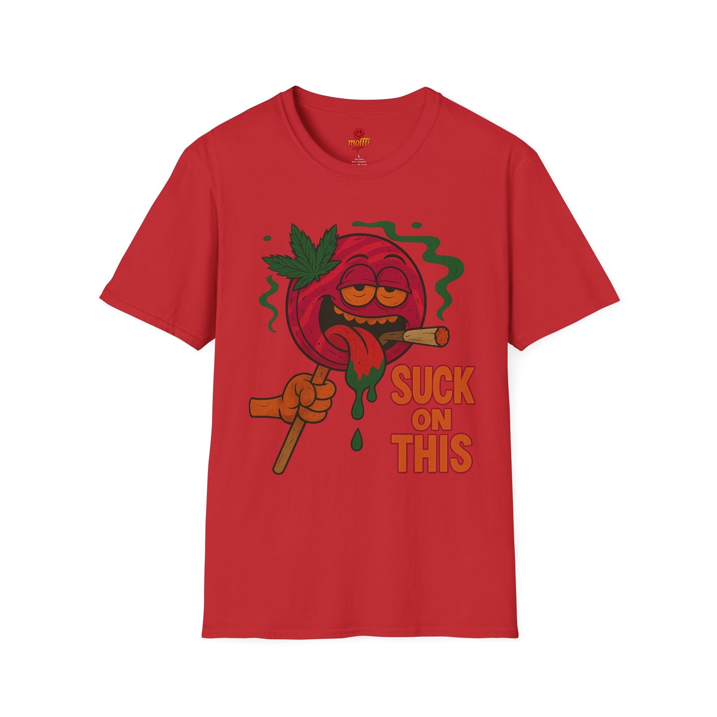 Suck On This T-Shirt – Funny Weed Lollipop Shirt (Tax Included)