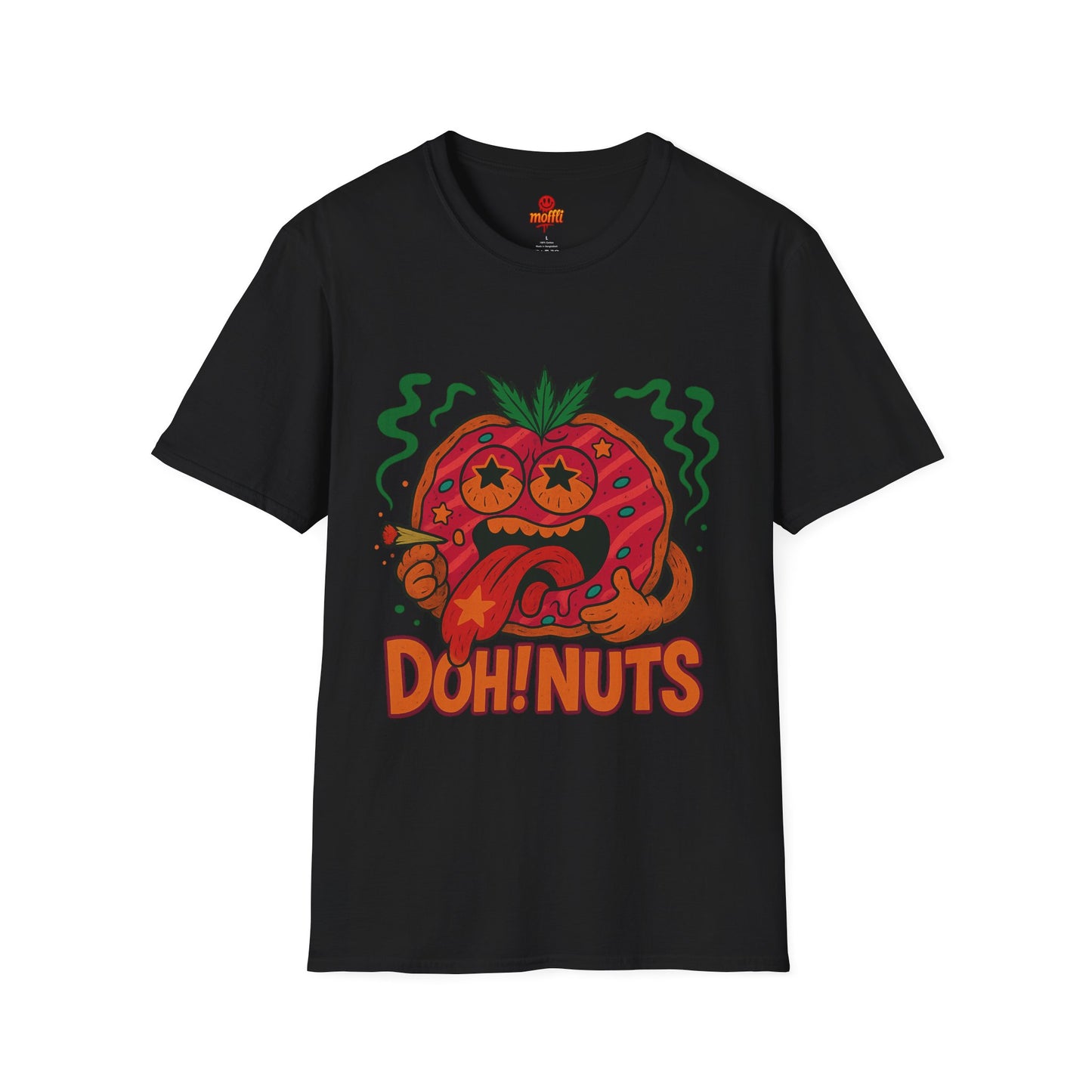 DOH! NUTS Funny Stoner Donut T-Shirt (Tax Included)
