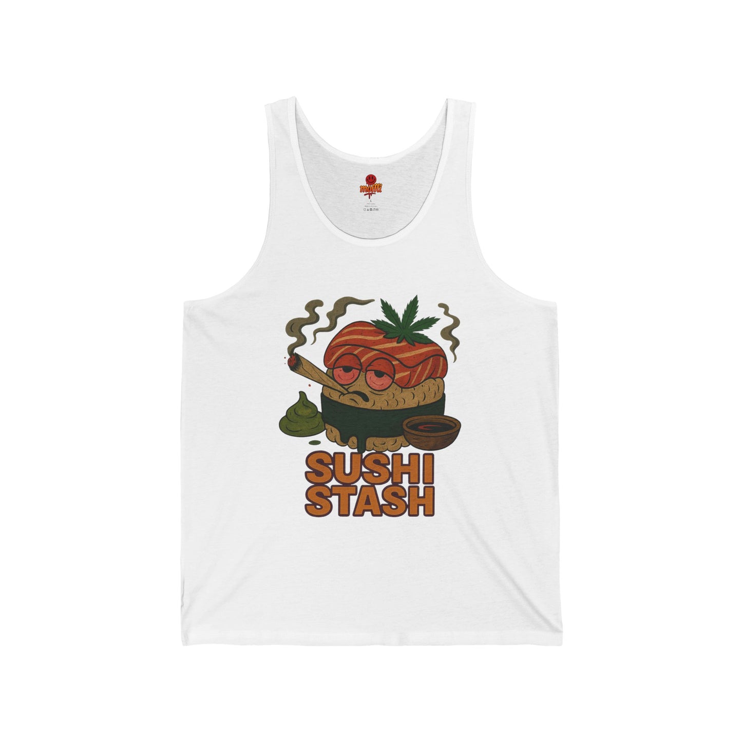 Sushi Stash Tank Top, Funny Weed Sushi (Tax Included)