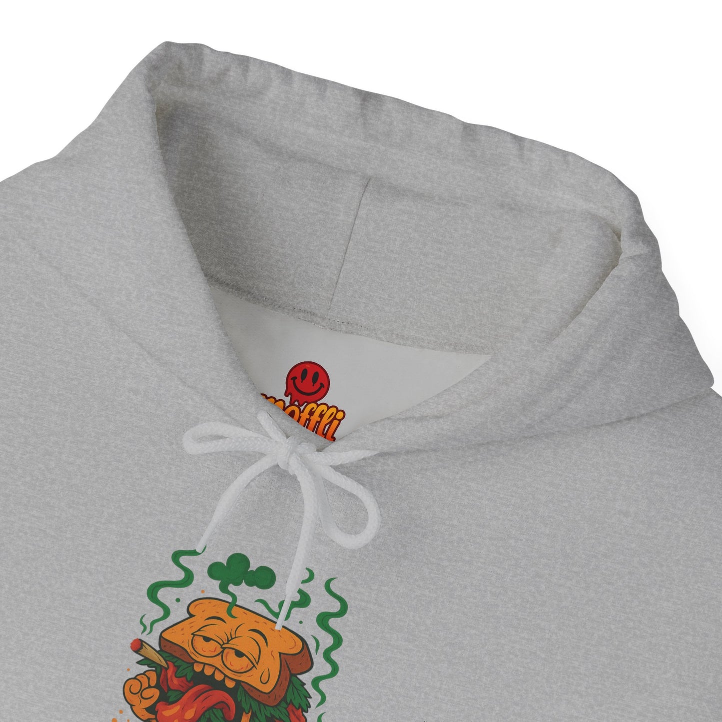 Stacked & Smoked Hoodie – Funny Stoner Sandwich (Tax Included)