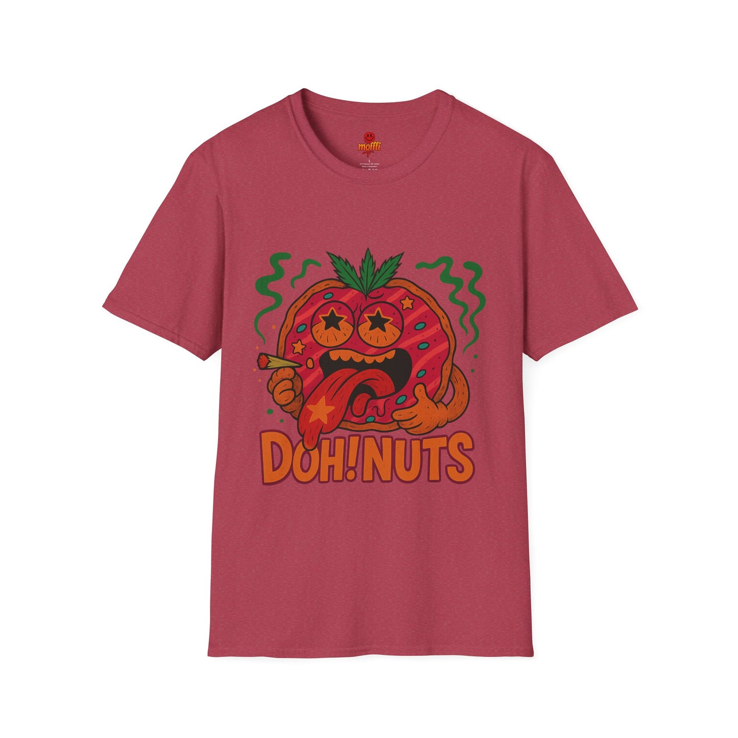DOH! NUTS Funny Stoner Donut T-Shirt (Tax Included)
