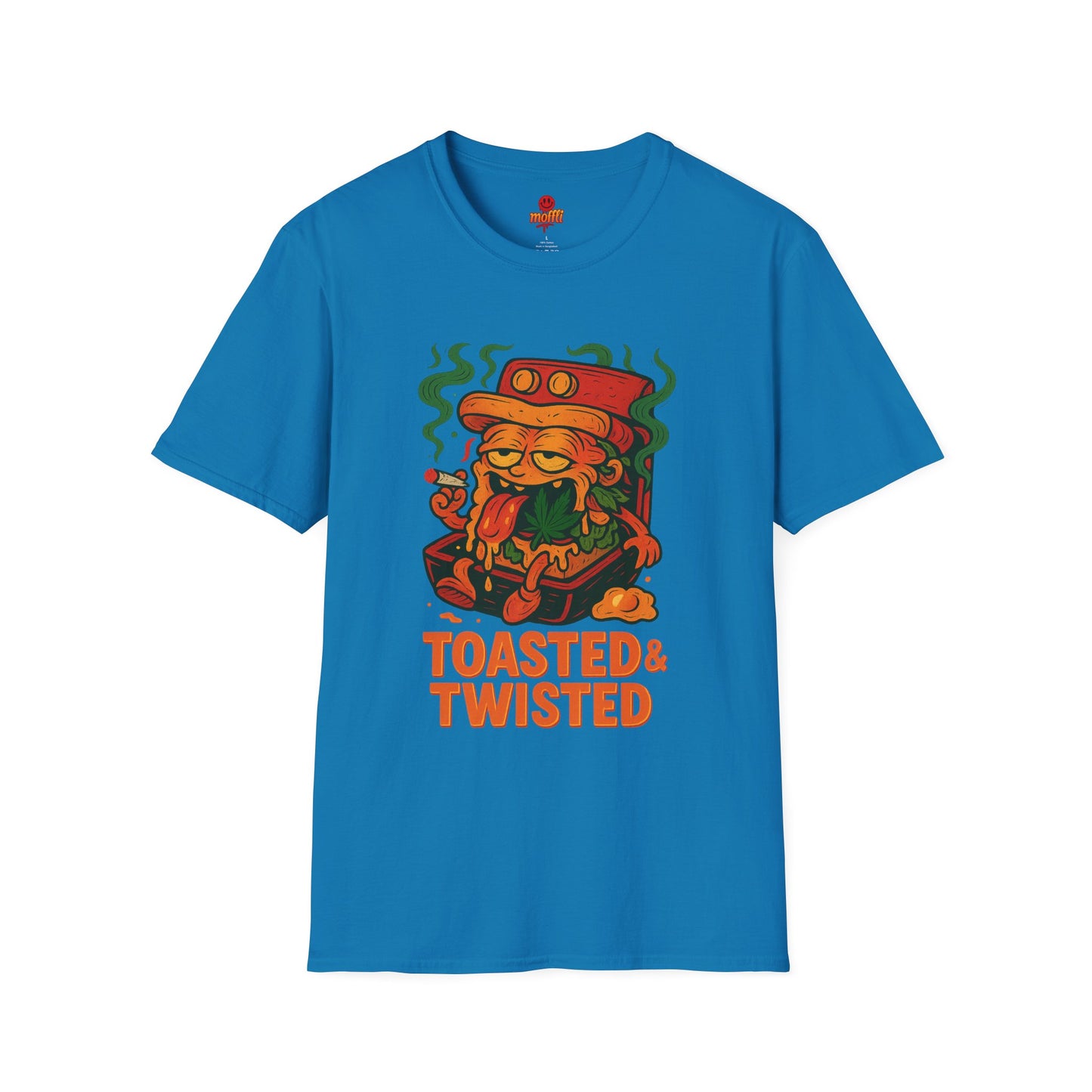 Toasted & Twisted T-Shirt – Funny Weed Sandwich (Tax Included)