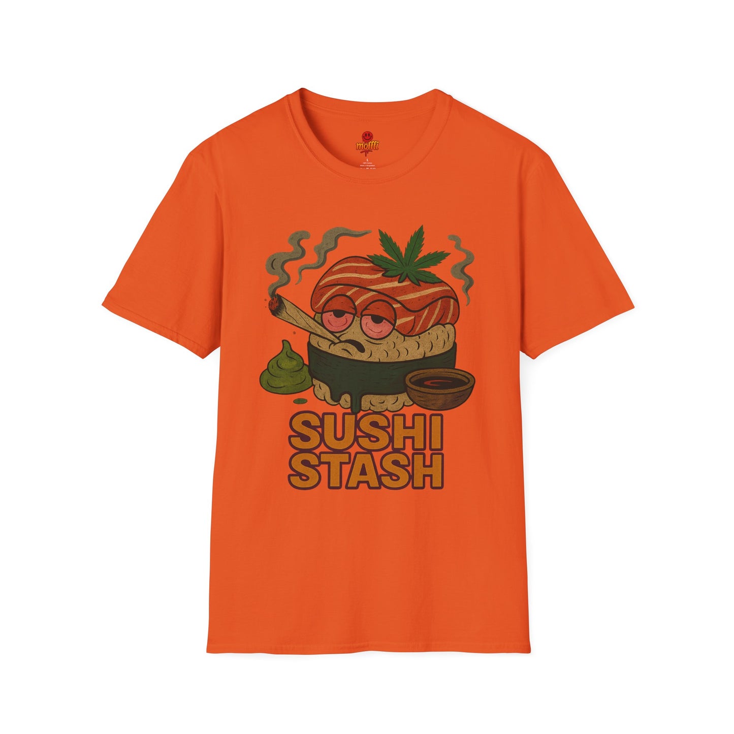 Sushi Stash T-Shirt – Funny Weed Sushi (Tax Included)