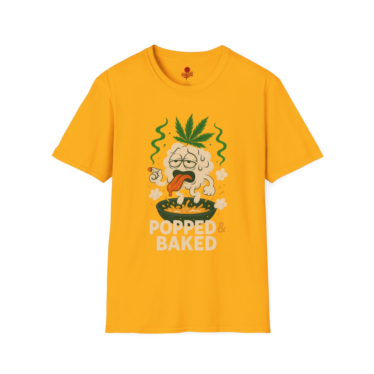 Popped & Baked – Funny Weed Popcorn Shirt (Tax Included)