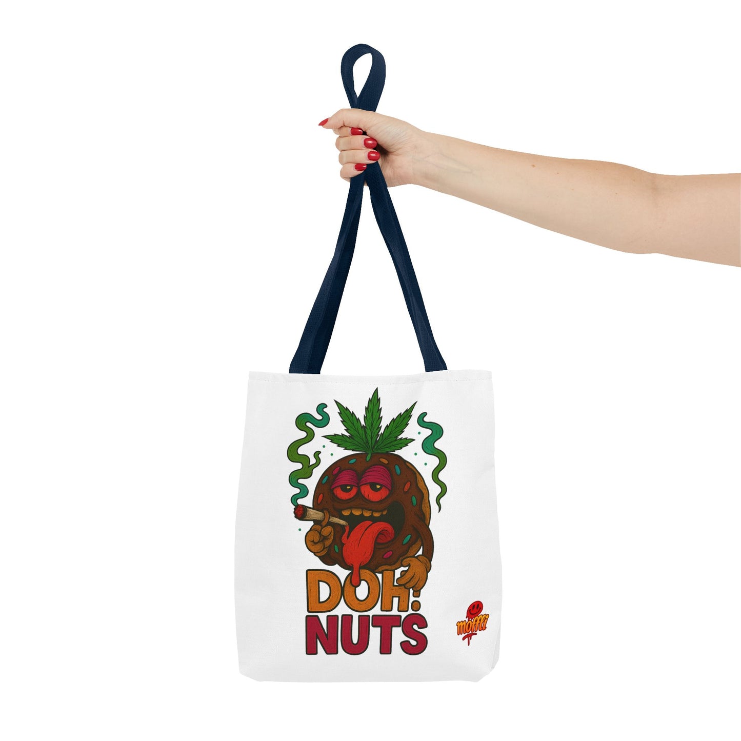 Doh! Nuts Tote Bag – Funny Weed Donut Design (Tax Included)
