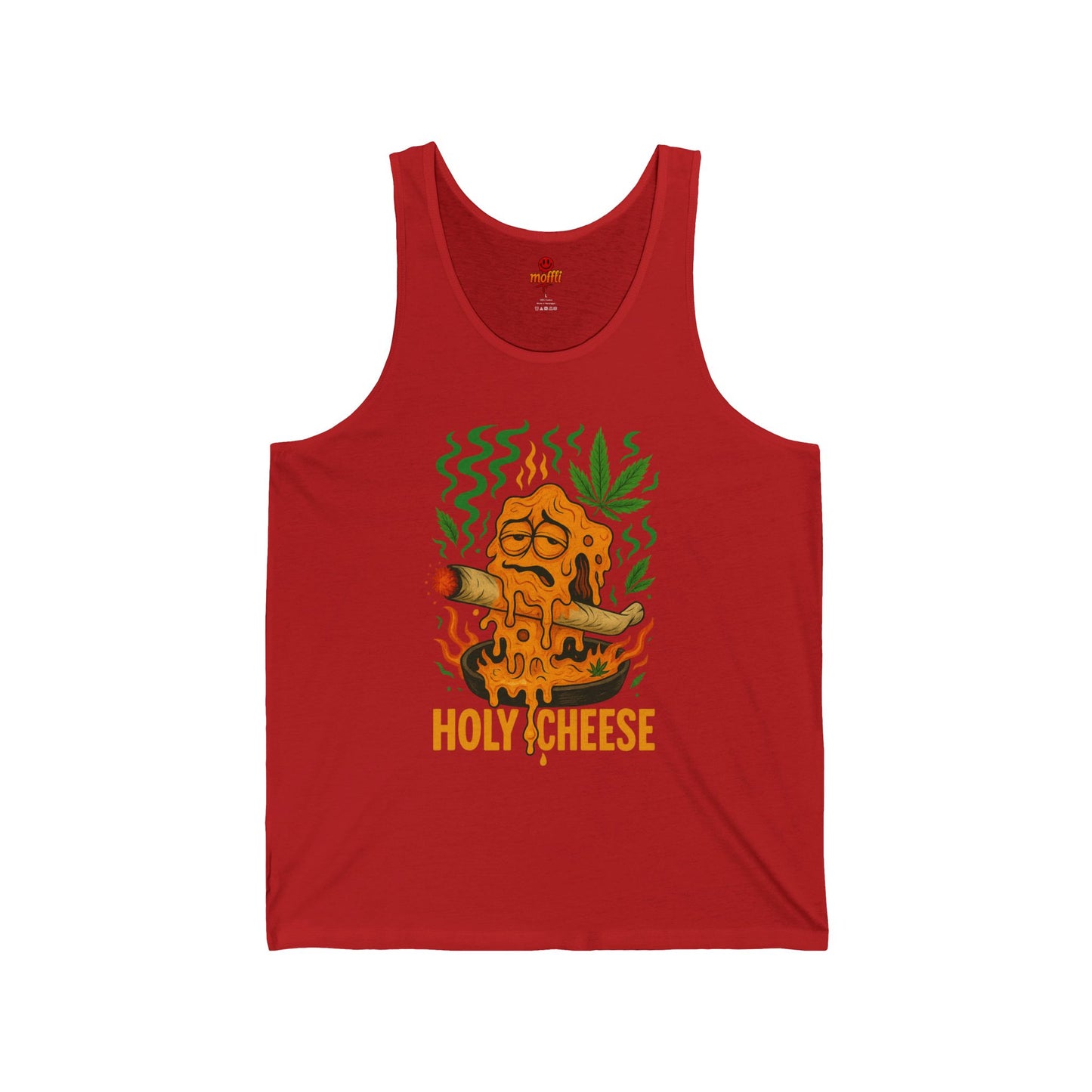 Holy Cheese Tank Top, Funny Weed Cheese (Tax Included)