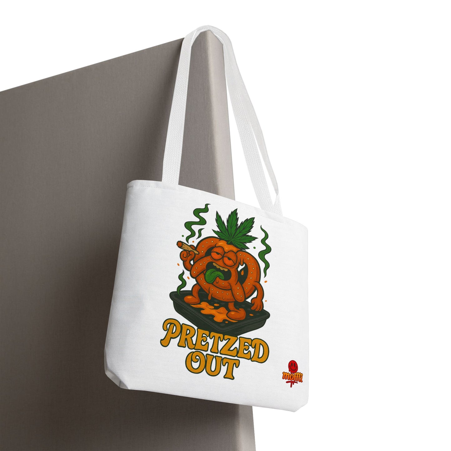 Pretzed Out Tote Bag – Funny High Pretzel 420 (Tax Included)