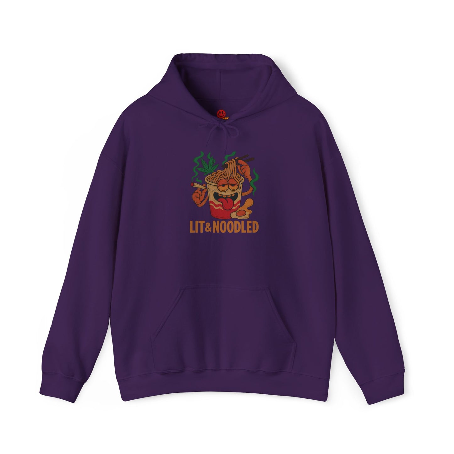 Lit & Noodled Hoodie – Funny Ramen Weed (Tax Included)