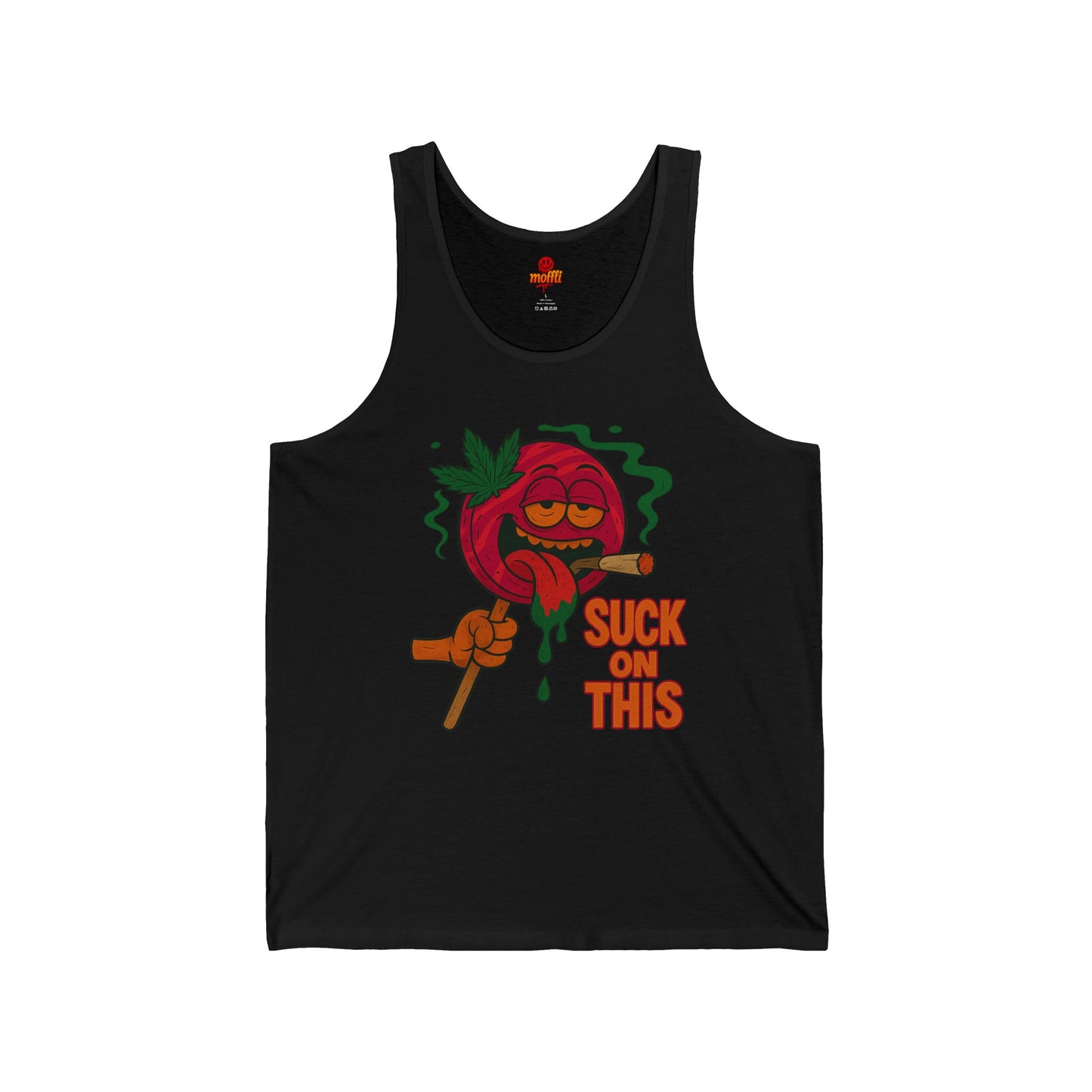 Suck On This Tank Top, Funny Stoner Lollipop  (Tax Included)