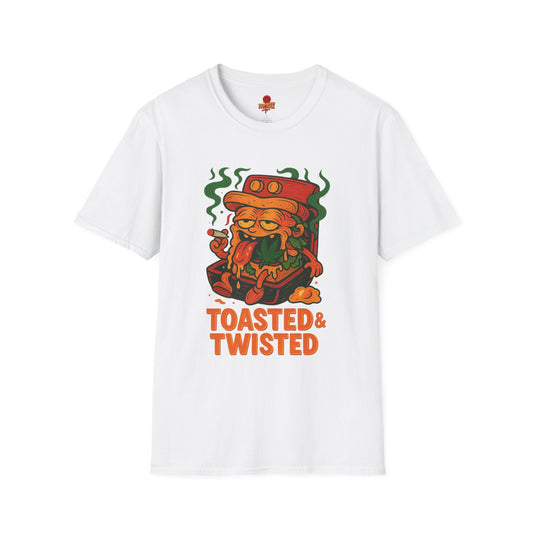 Toasted & Twisted T-Shirt – Funny Weed Sandwich (Tax Included)