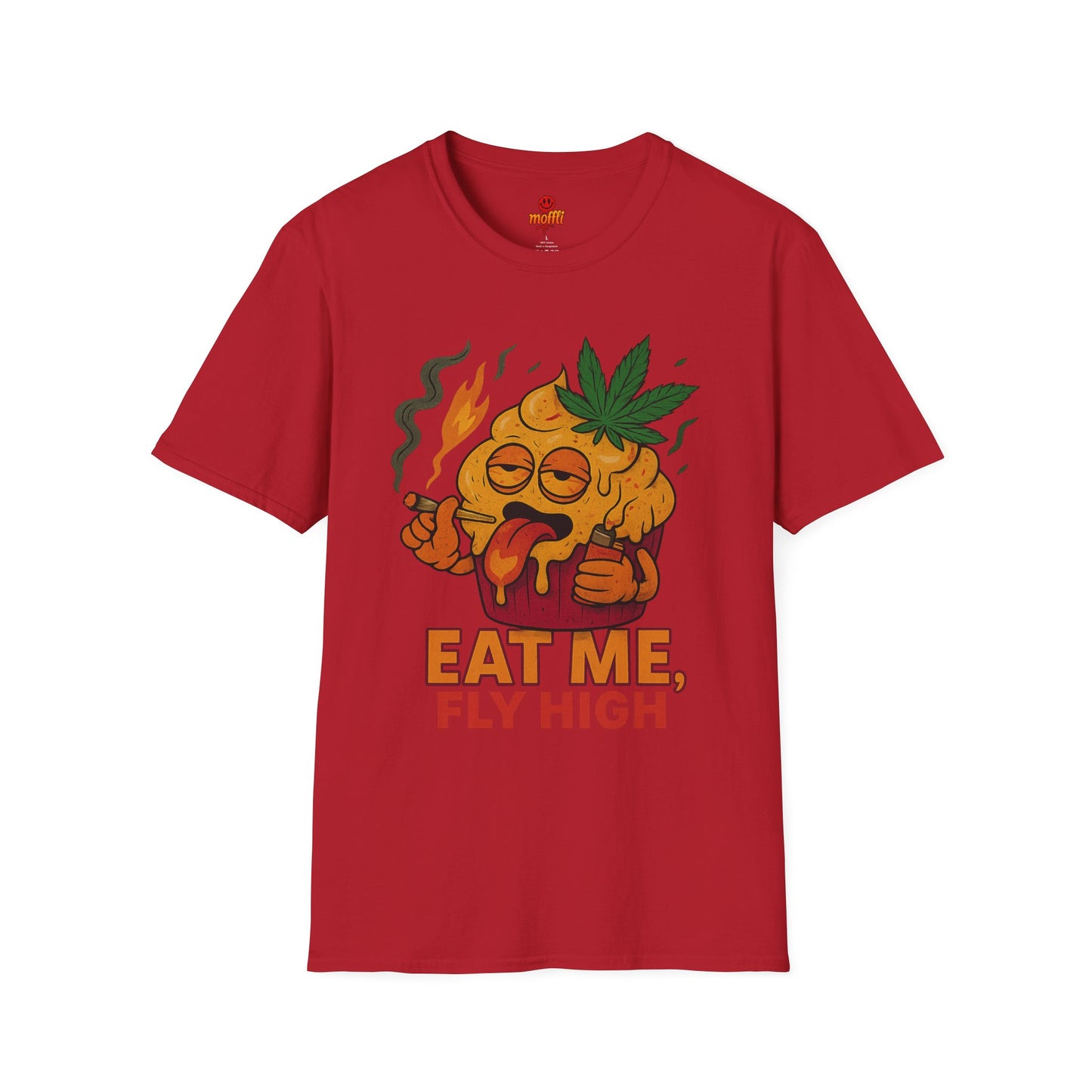 Eat Me Fly High T-Shirt – Funny Weed Muffin Shirt (Tax Included)