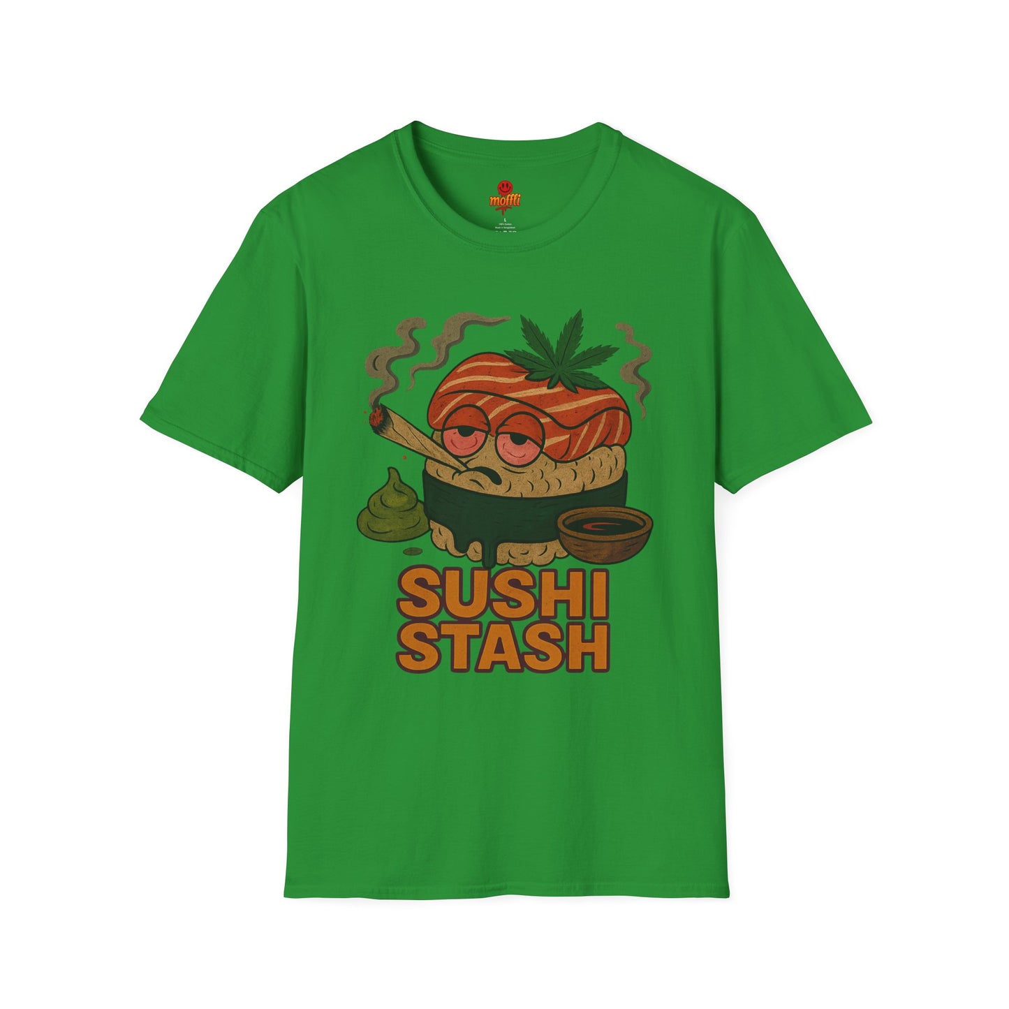 Sushi Stash T-Shirt – Funny Weed Sushi (Tax Included)