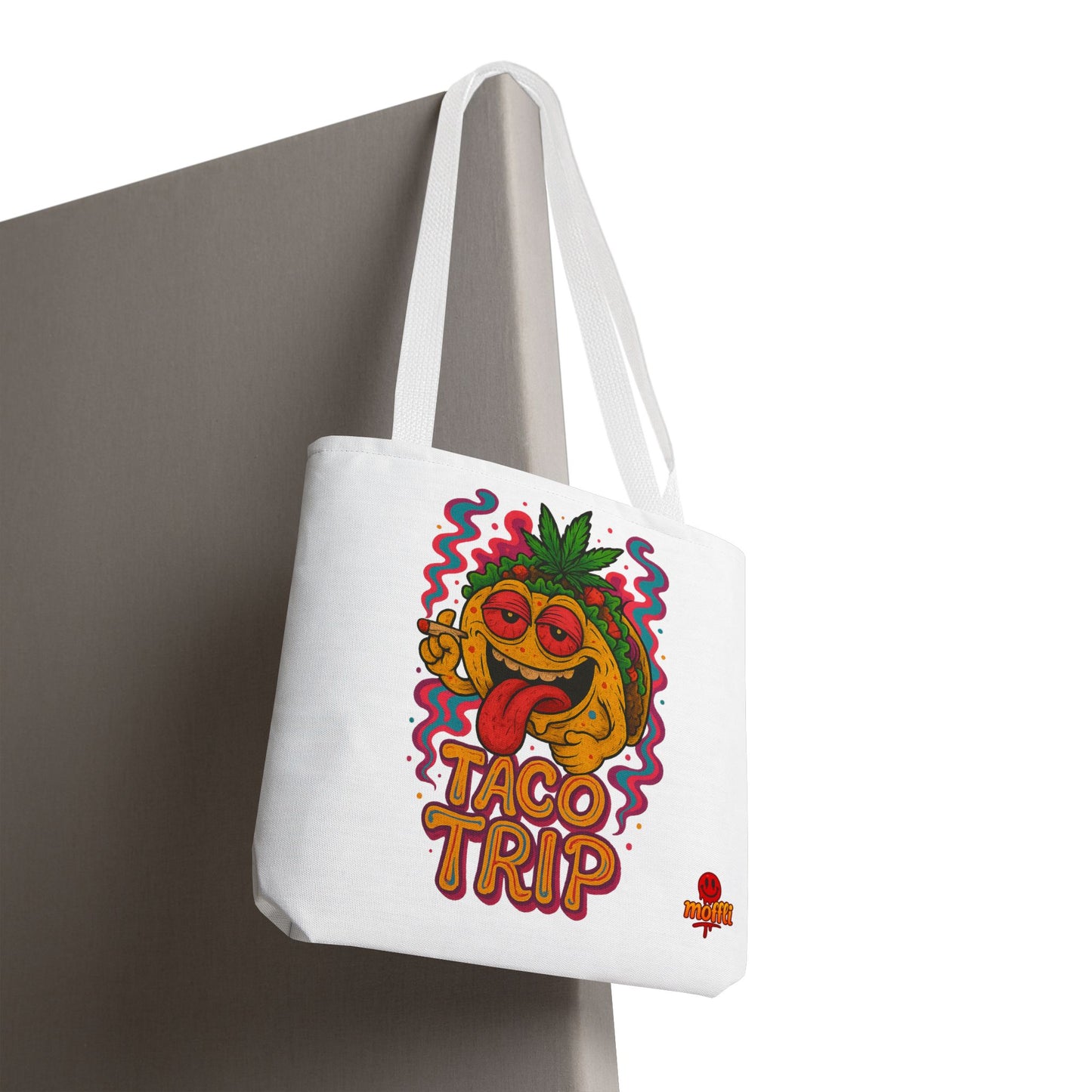 Taco Trip Tote Bag – Funny Stoner Taco Design (Tax Included)
