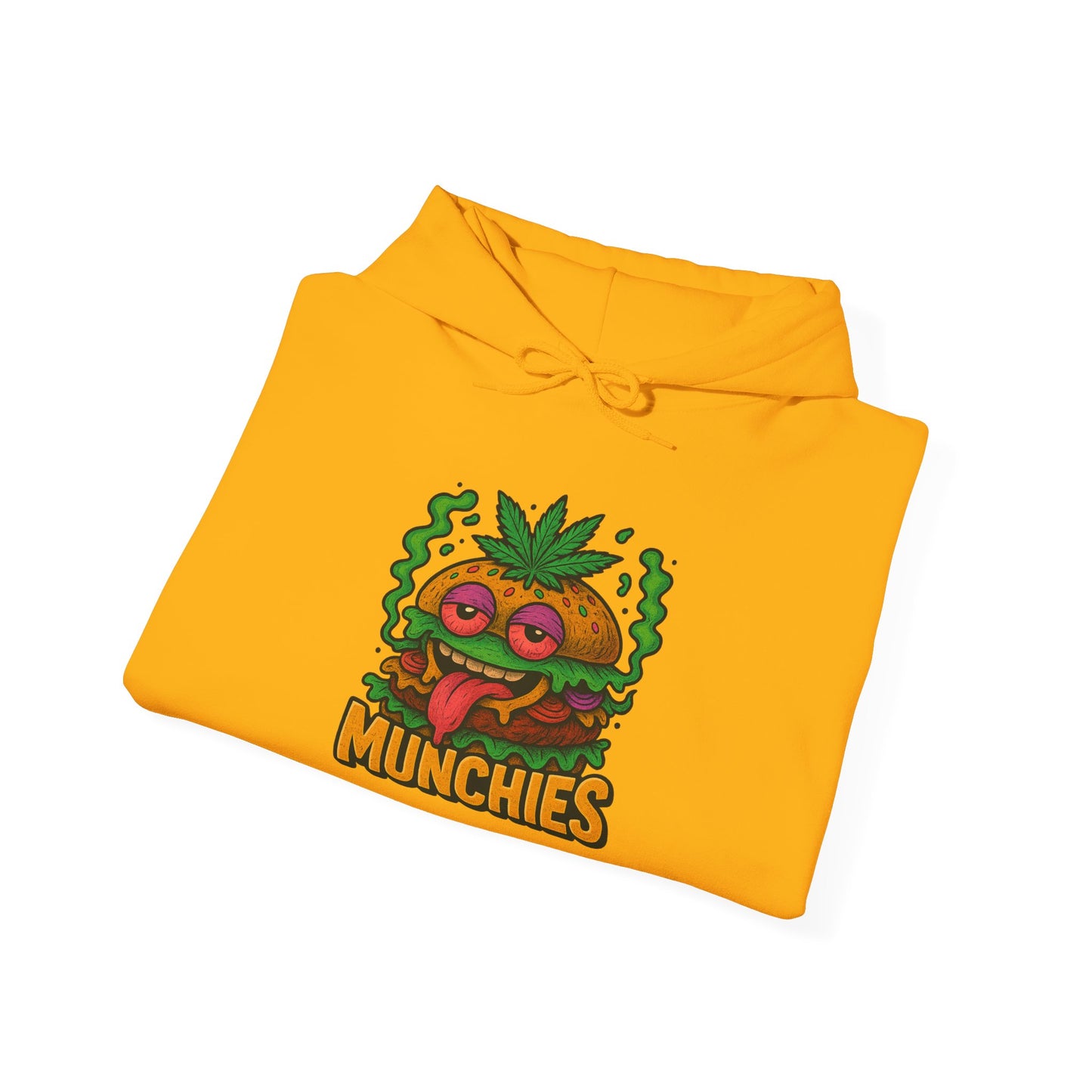 MUNCHIES Hoodie – Funny Weed Burger Stoner (Tax Included)