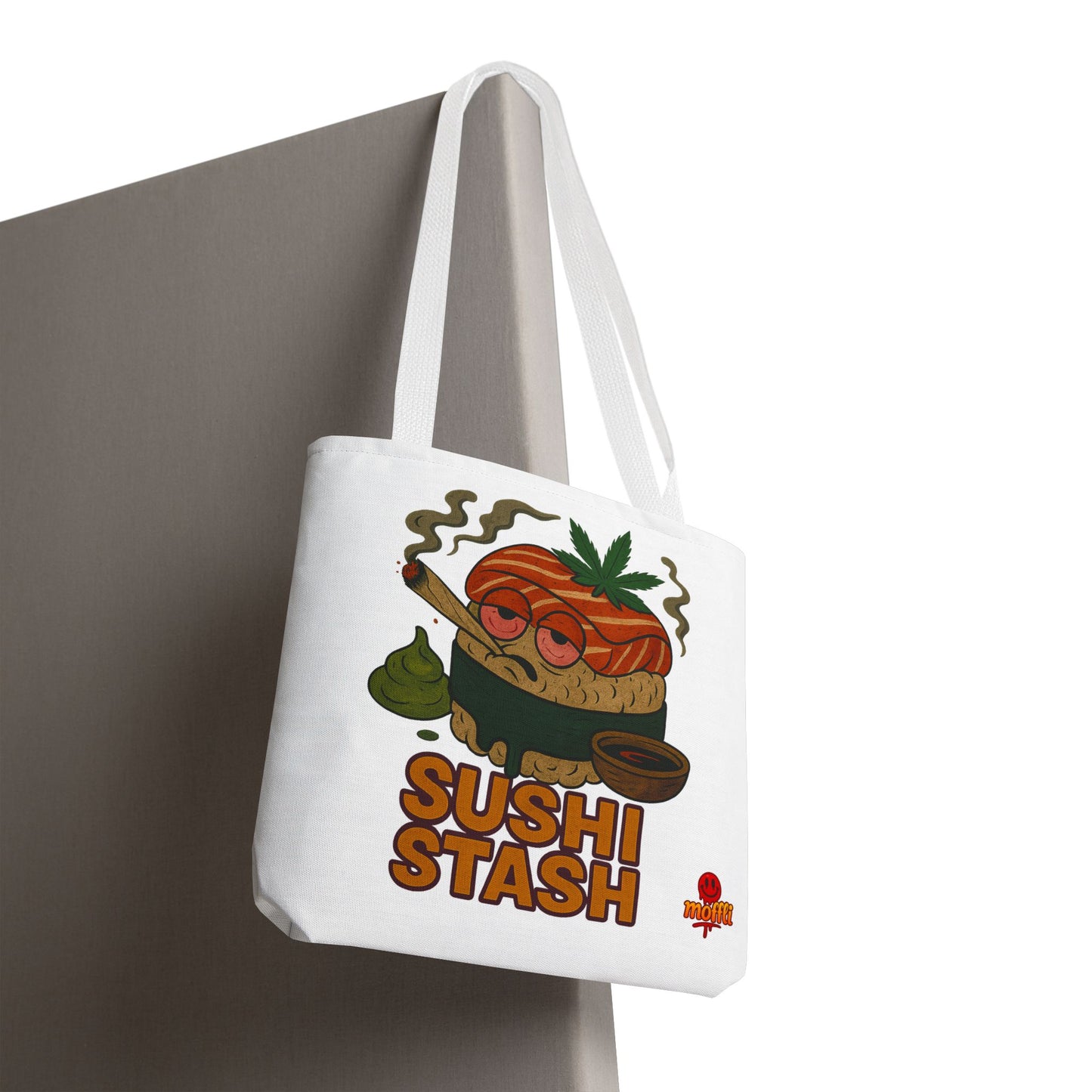 Sushi Stash Tote Bag – Funny Weed Sushi Roll Design (Tax Included)