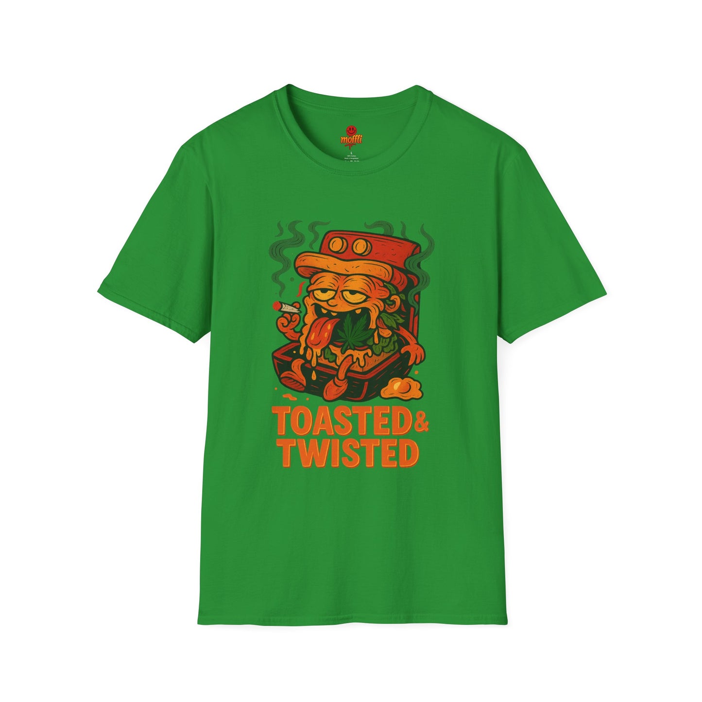 Toasted & Twisted T-Shirt – Funny Weed Sandwich (Tax Included)