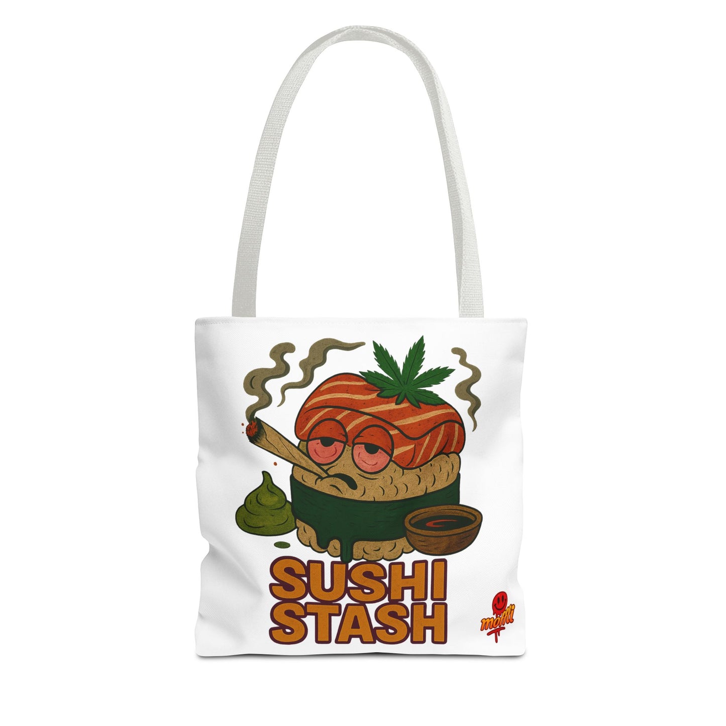 Sushi Stash Tote Bag – Funny Weed Sushi Roll Design (Tax Included)