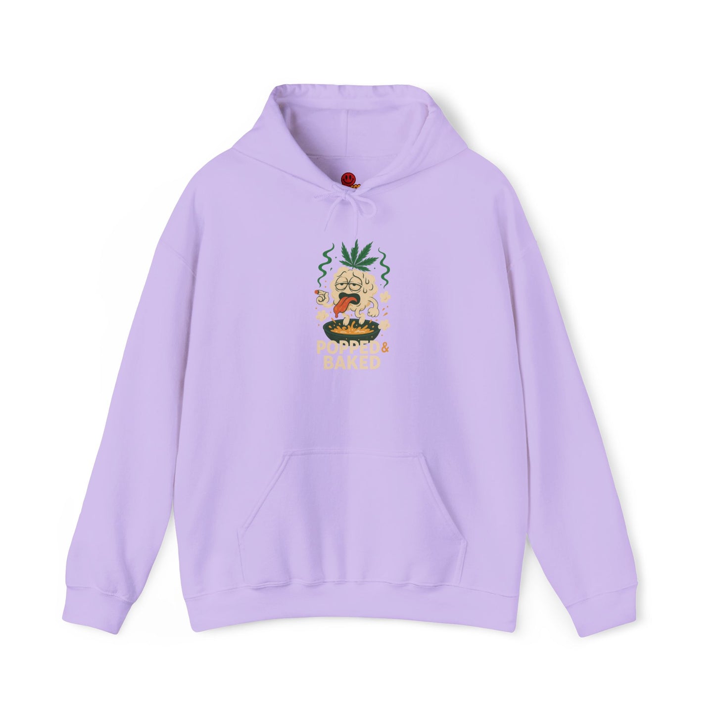 Popped & Baked Hoodie – Funny Popcorn Weed (Tax Included)