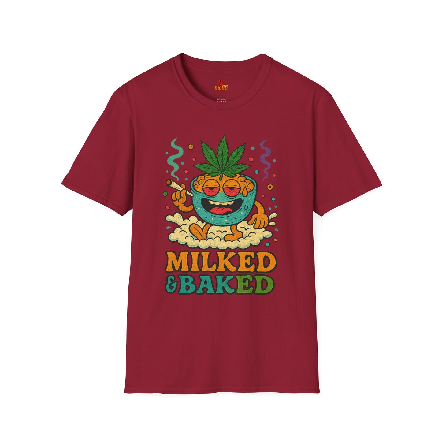Milked & Baked Stoner  420 Cereal Shirt (Tax Included)