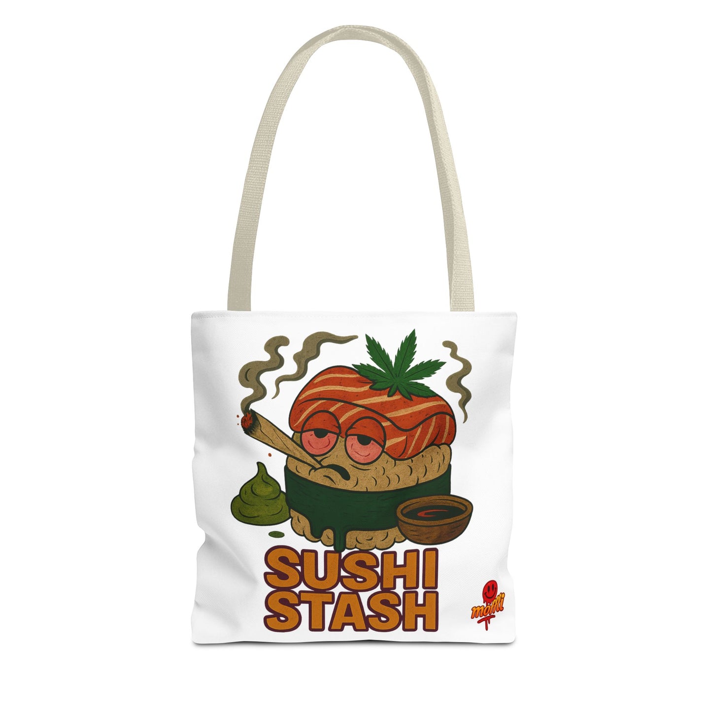 Sushi Stash Tote Bag – Funny Weed Sushi Roll Design (Tax Included)