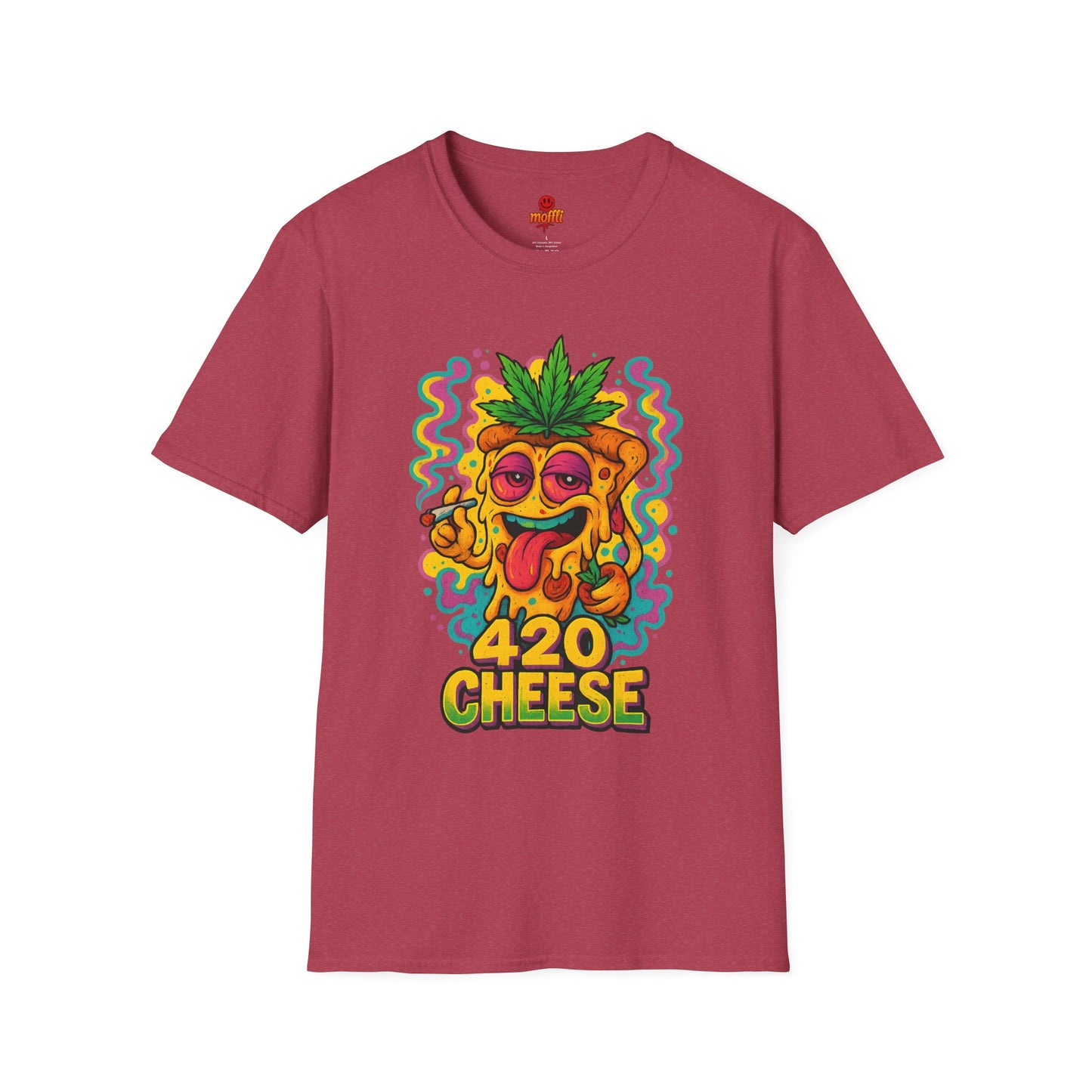 420 Cheese Weed Shirt – Funny Trippy Pizza T-Shirt (Tax Included)