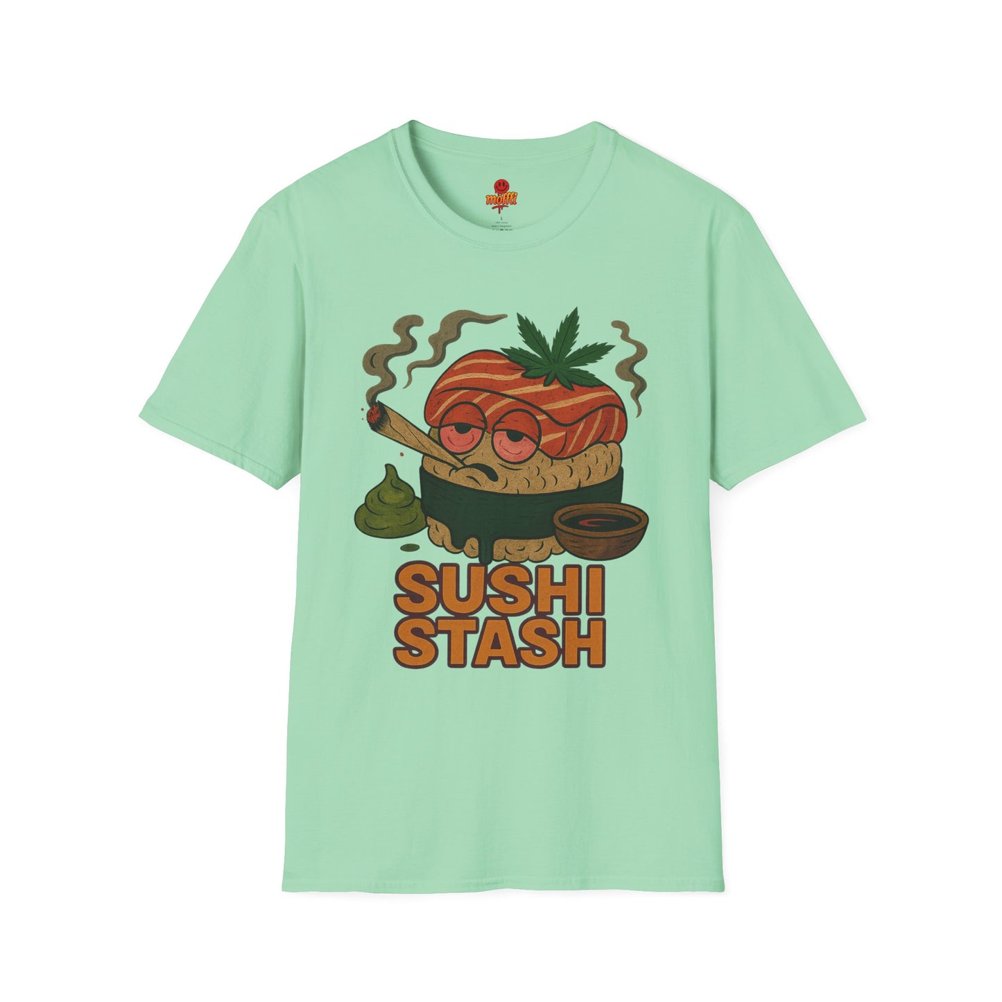 Sushi Stash T-Shirt – Funny Weed Sushi (Tax Included)