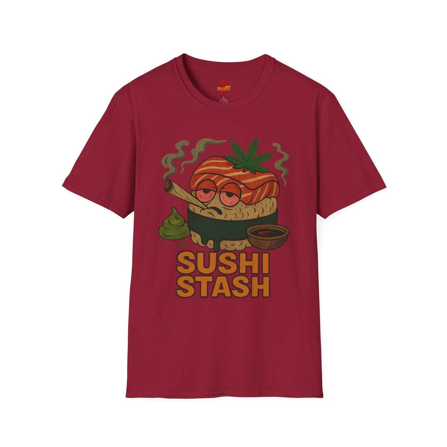 Sushi Stash T-Shirt – Funny Weed Sushi (Tax Included)