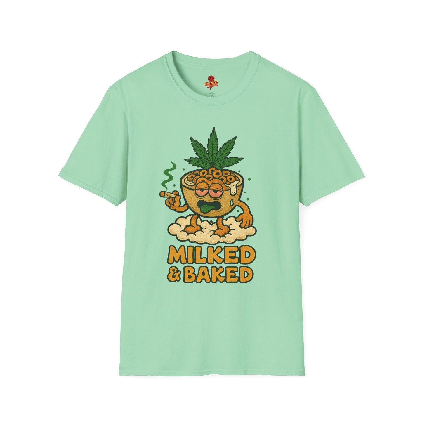 Milked & Baked Funny Cereal Weed Shirt (Tax Included)
