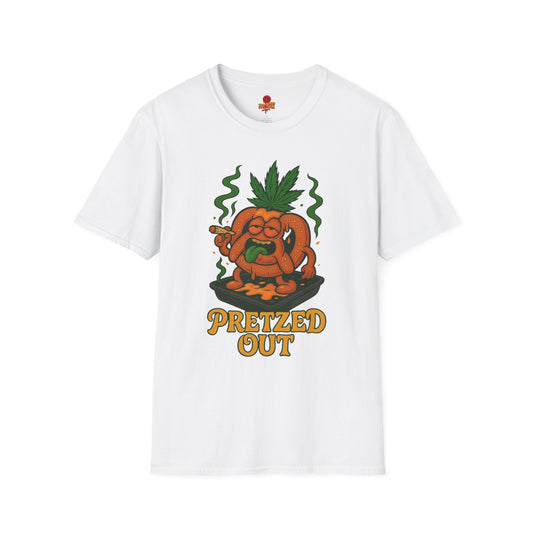 Pretzed Out T-Shirt – Funny Stoner Pretzel Shirt (Tax Included)