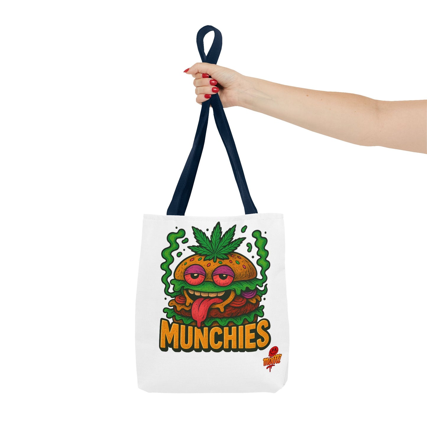 Munchies Burger Tote Bag – Funny Weed Food (Tax Included)