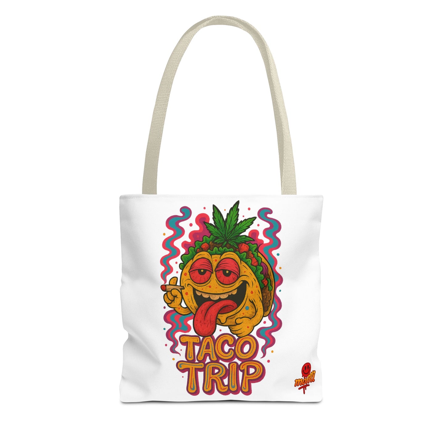 Taco Trip Tote Bag – Funny Stoner Taco Design (Tax Included)