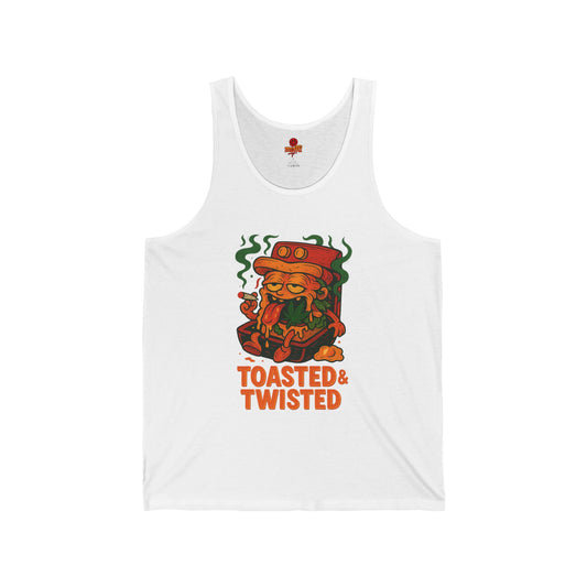 Toasted & Twisted , Funny Weed Sandwich Tank Top (Tax Included)