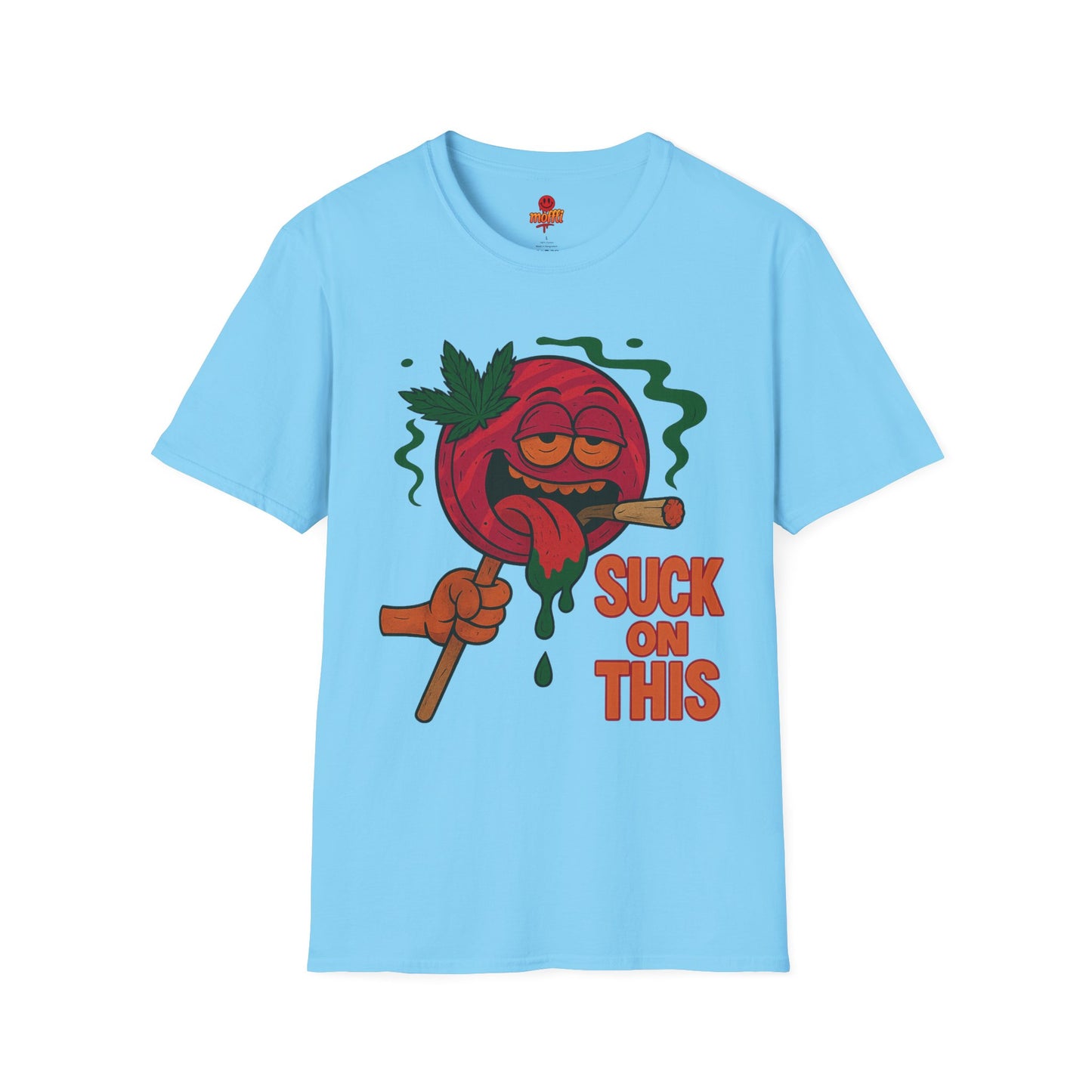 Suck On This T-Shirt – Funny Weed Lollipop Shirt (Tax Included)