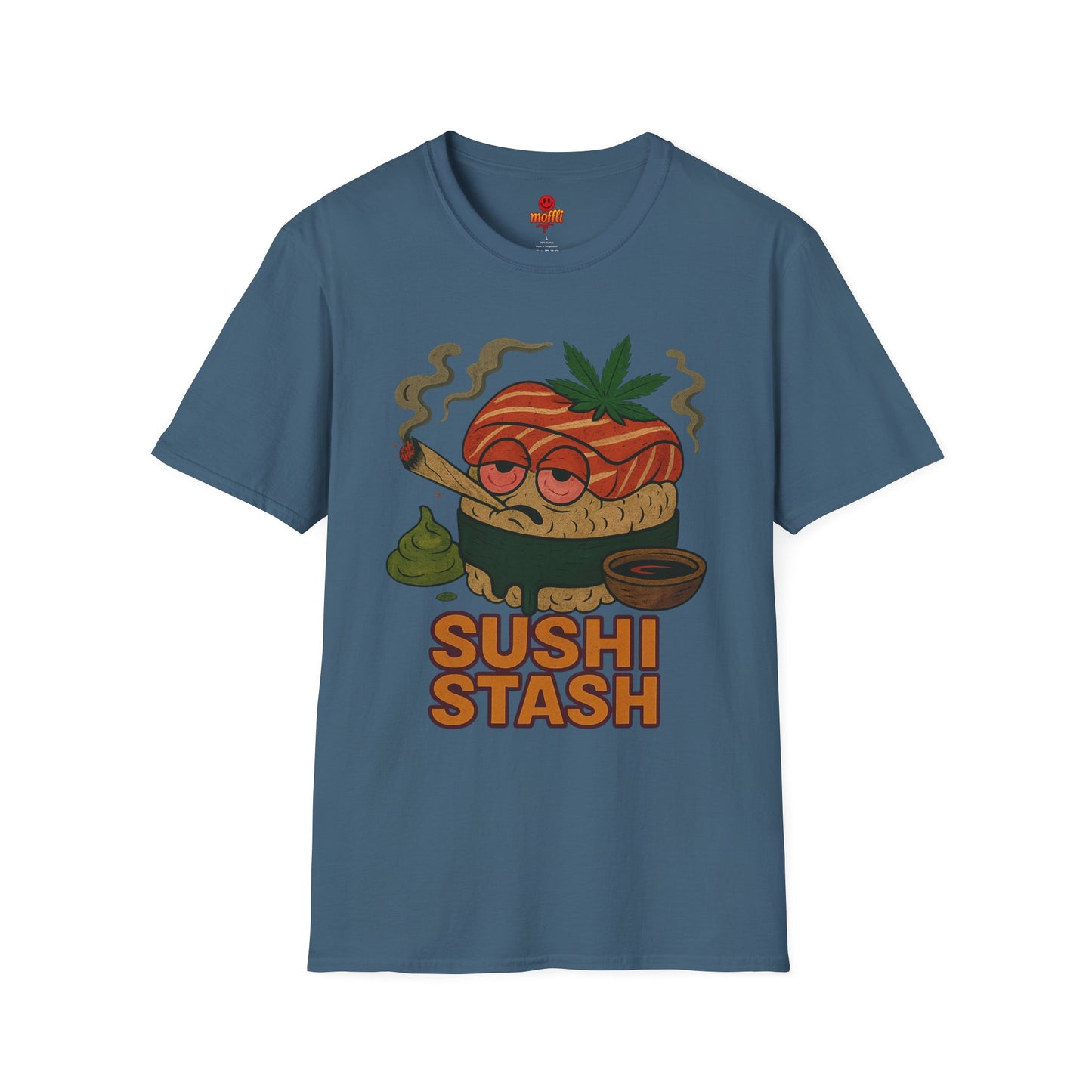 Sushi Stash T-Shirt – Funny Weed Sushi (Tax Included)