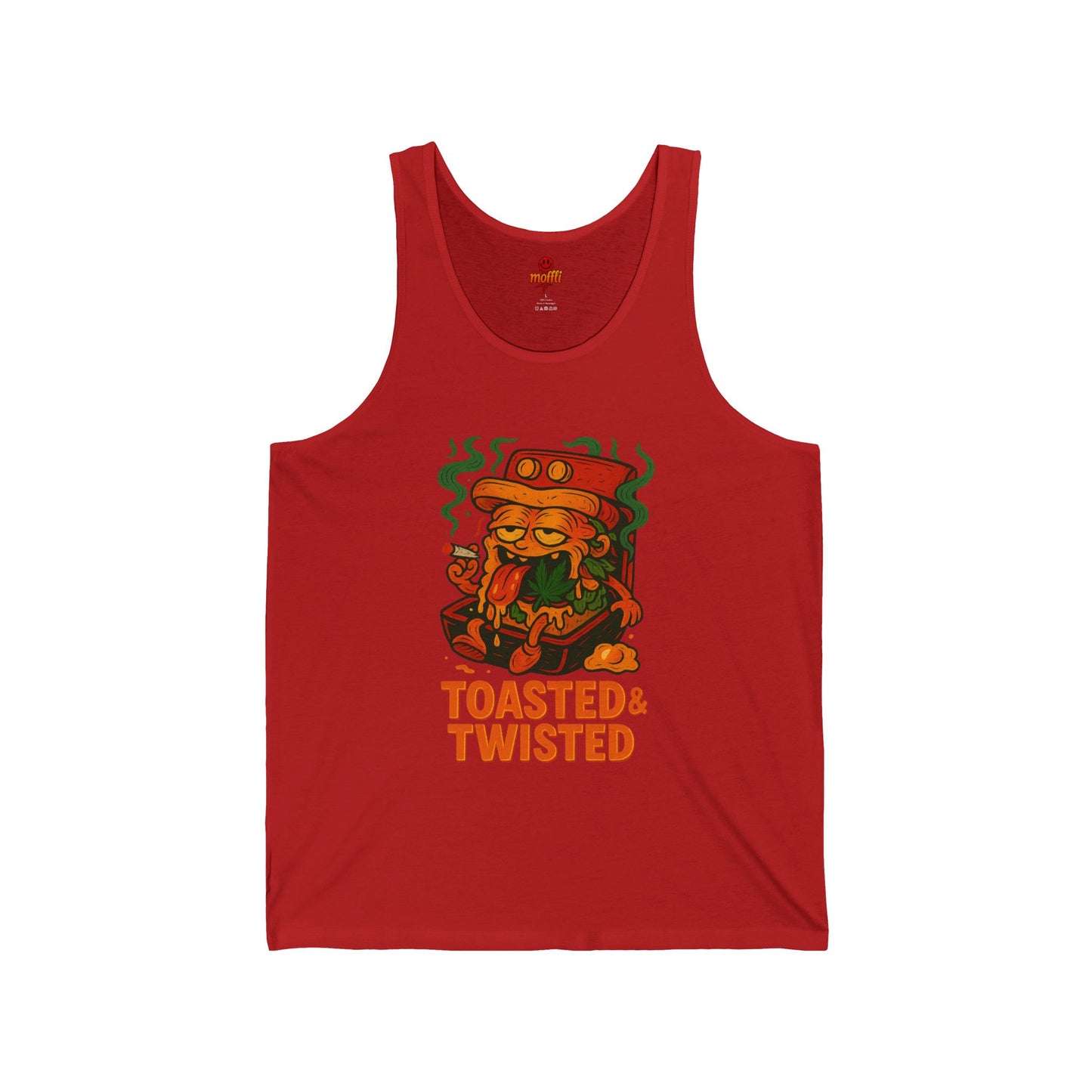 Toasted & Twisted , Funny Weed Sandwich Tank Top (Tax Included)